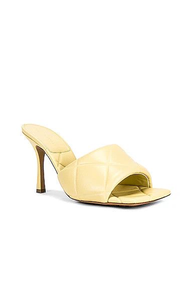 Bottega Veneta o1n1vont1024 Lido Mule Sandals in Moonbeam Size US 11 / IT 41 - 2 Thumbnail