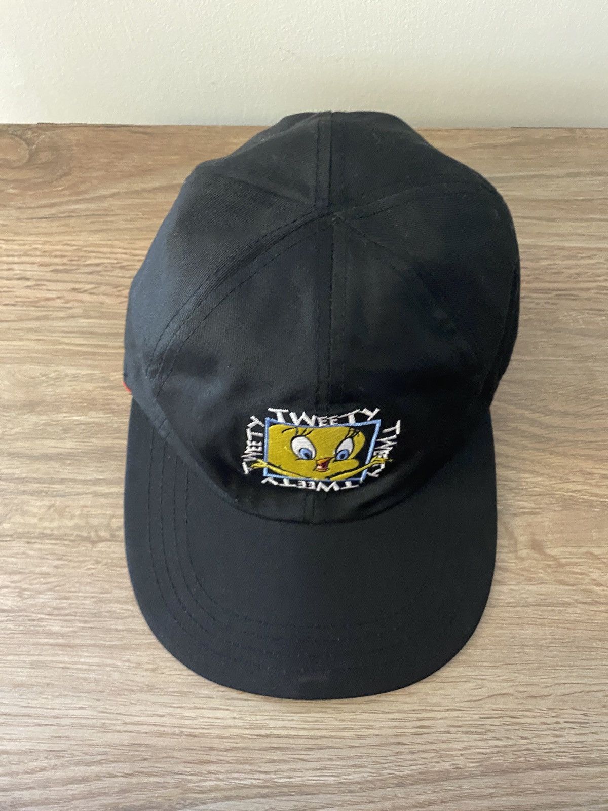 Vintage Vintage 90’s Taz Tweety Reversible Looney Tunes Fitted Cap Size ONE SIZE - 6 Thumbnail