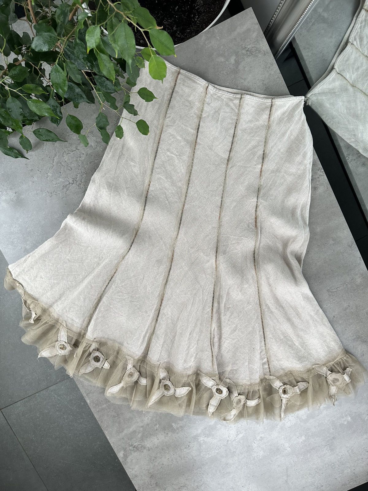 Vintage Linen Skirt