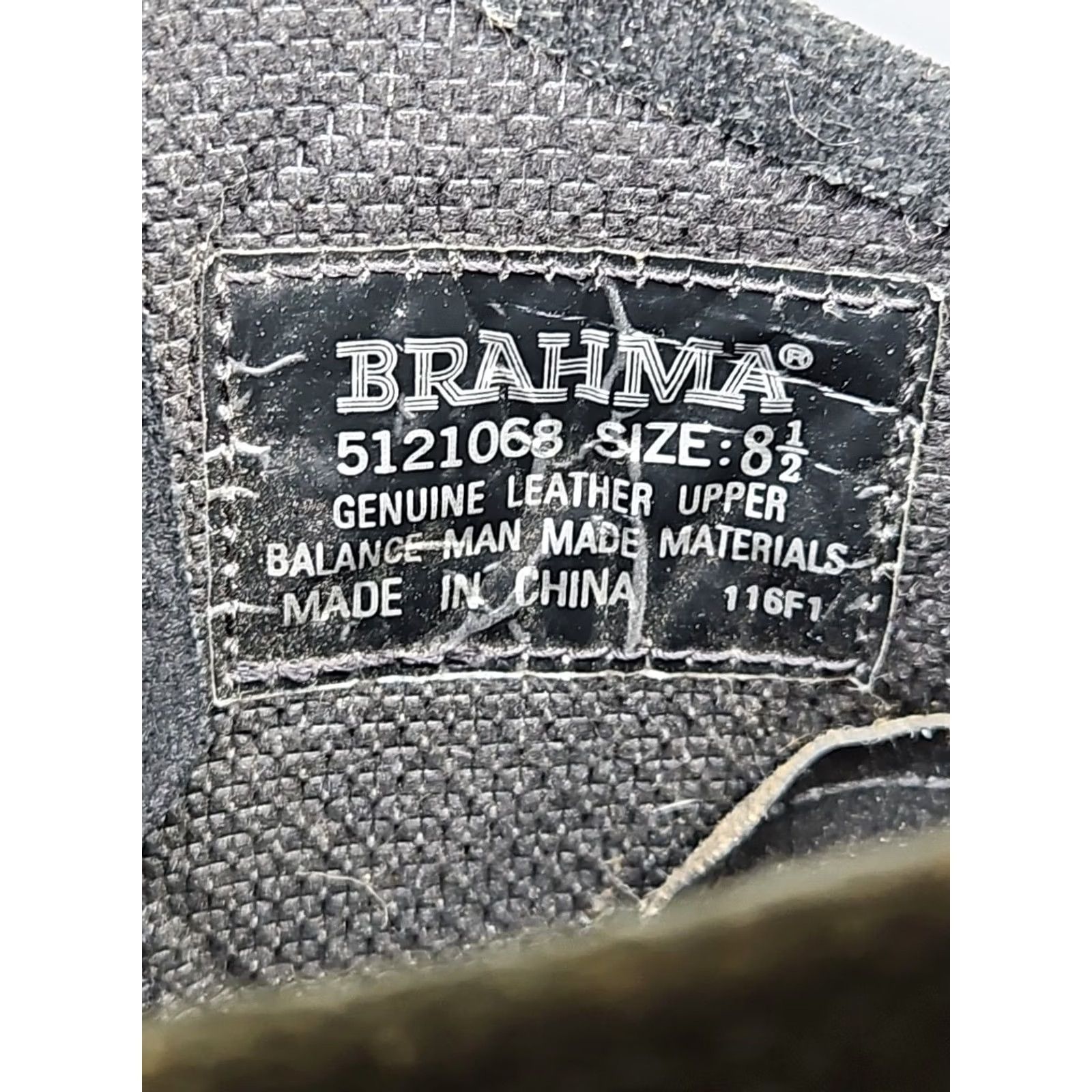 Vintage Brahma Black Leather Engineer Boots Womens 8.5 Workwear Grunge Distressed Steel Toe Round Toe Pull On Boots Size US 9 / IT 39 - 5 Thumbnail
