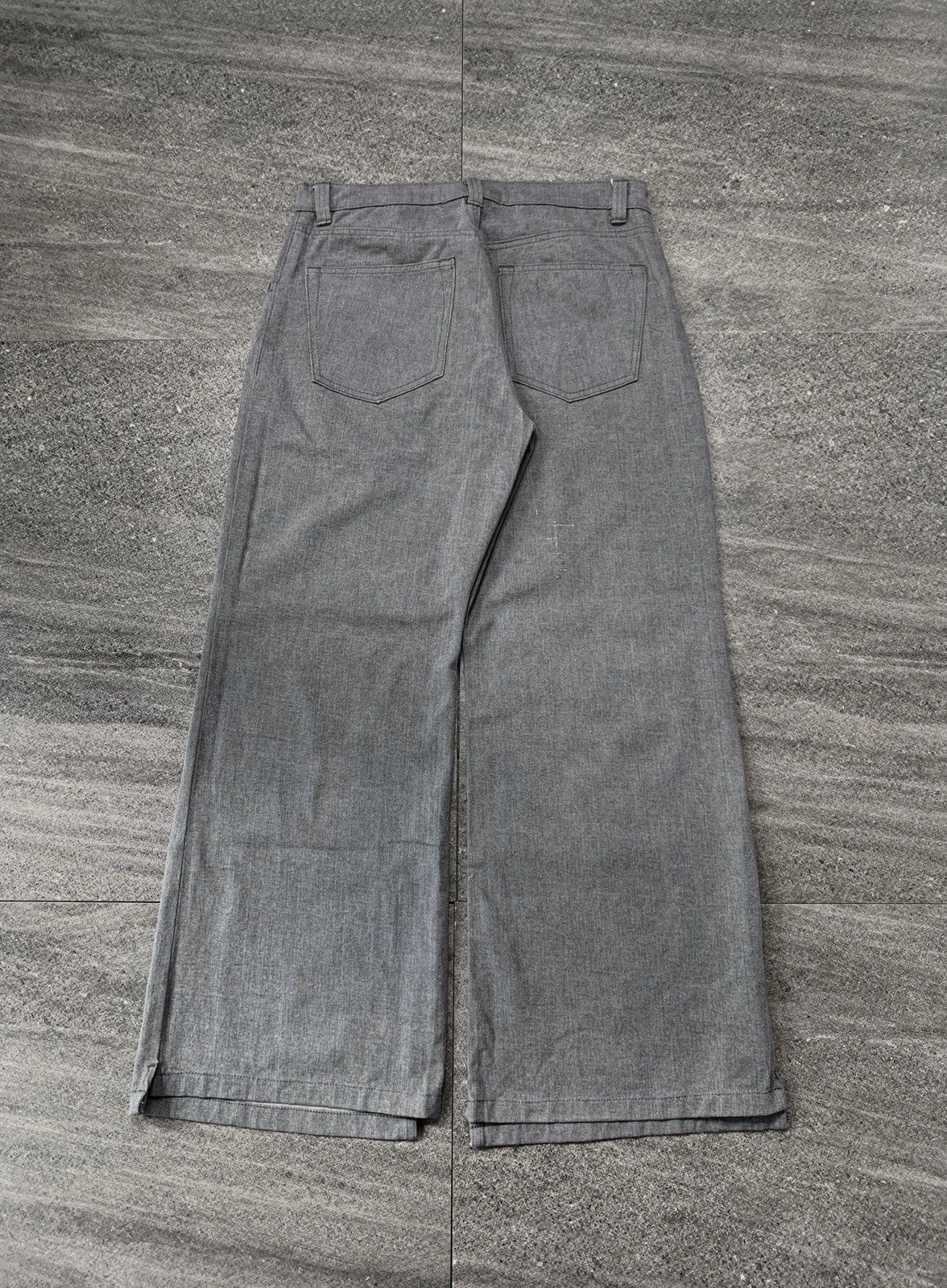 Handmade “FREE IMPORT TAX” Wideleg Semi Flared Denim Jeans Size US 31 - 6 Thumbnail