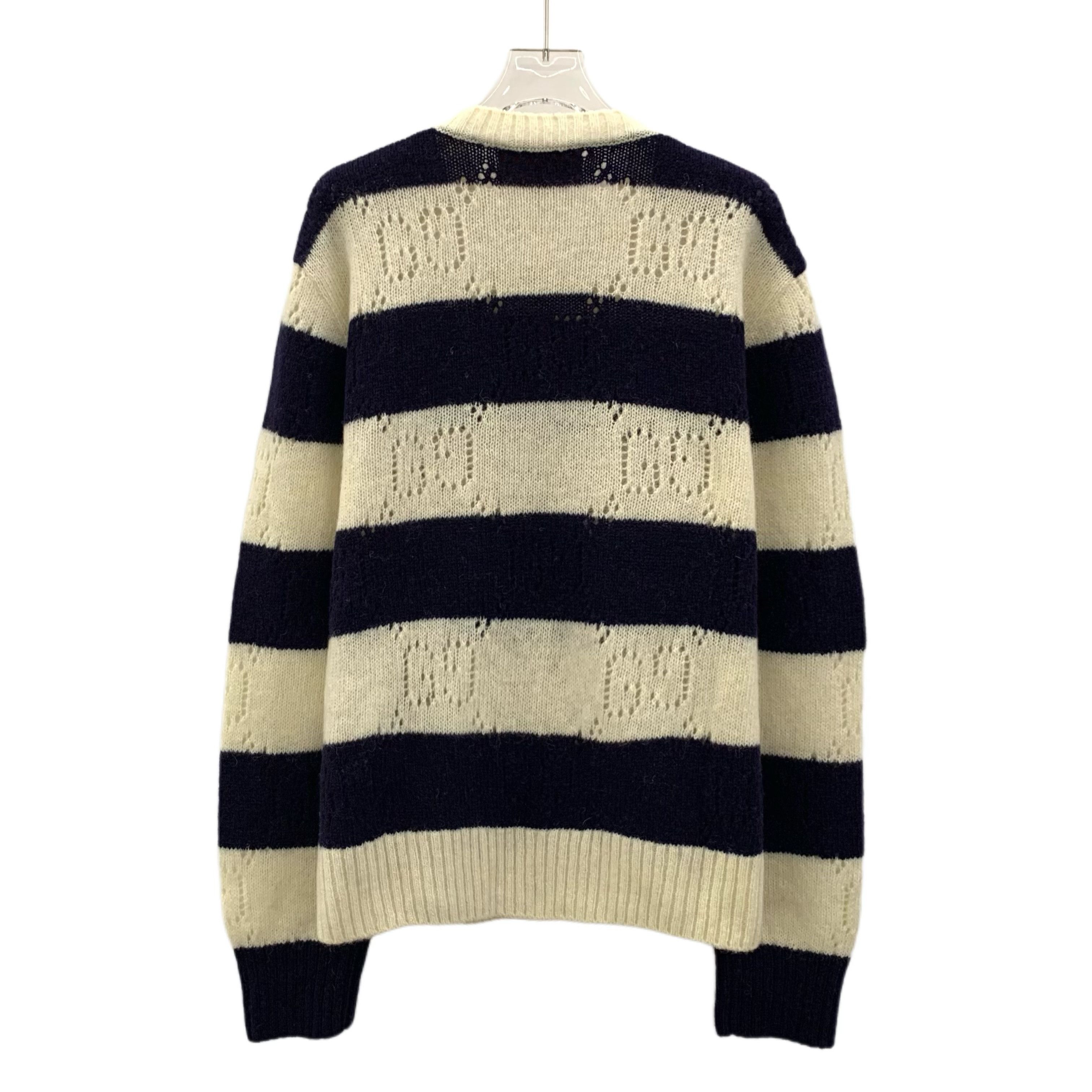Gucci Gucci Sweater – Tiger Floral Wool Stripe (Size S) Size S / US 4 / IT 40 - 7 Thumbnail
