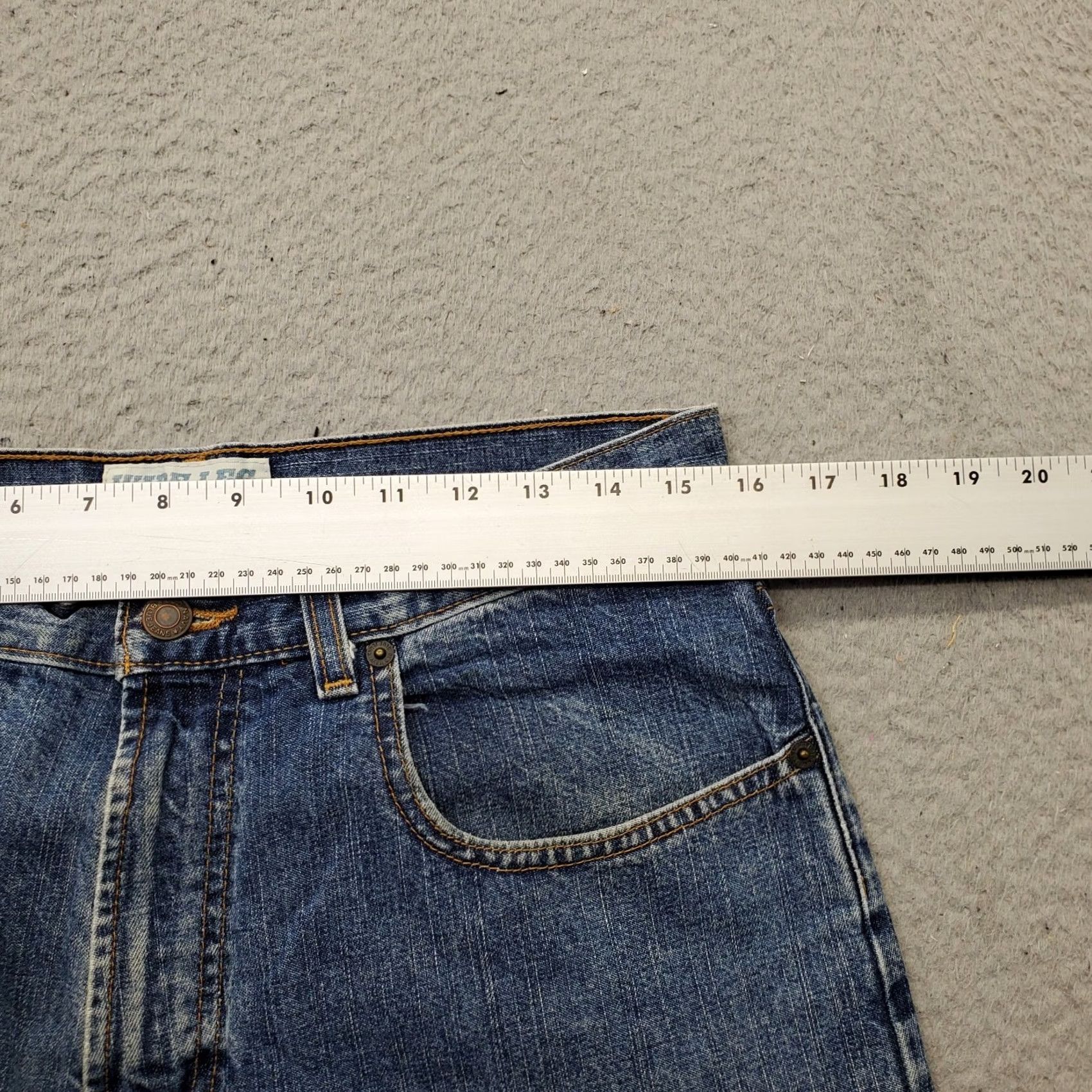 Old Navy Old Navy Mens Jeans 31 Wide Leg Blue Denim High Rise Streetwear Jeans Size US 31 - 6 Thumbnail