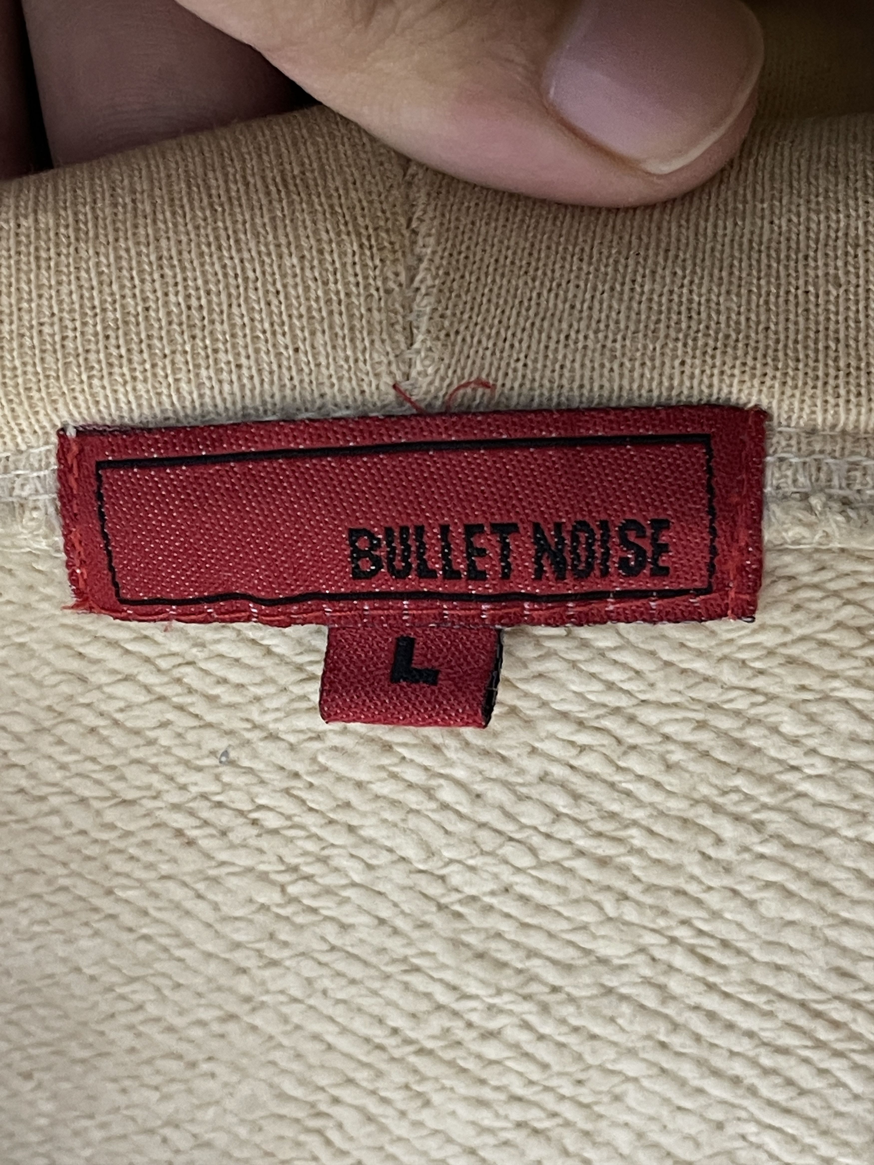 Japanese Brand 2000s Bullet Noise Thrashed Japan Archive Fur Vkei Hoodie Size US L / EU 52-54 / 3 - 5 Thumbnail