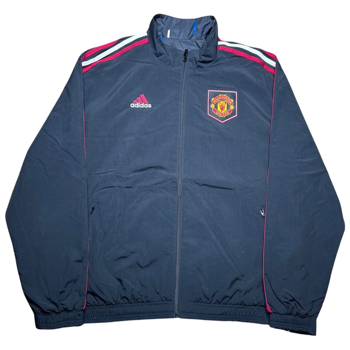 Adidas 2022-2023 Adidas Manchester United Reversible Anthem Jacket Size US XL / EU 56 / 4 - 3 Thumbnail