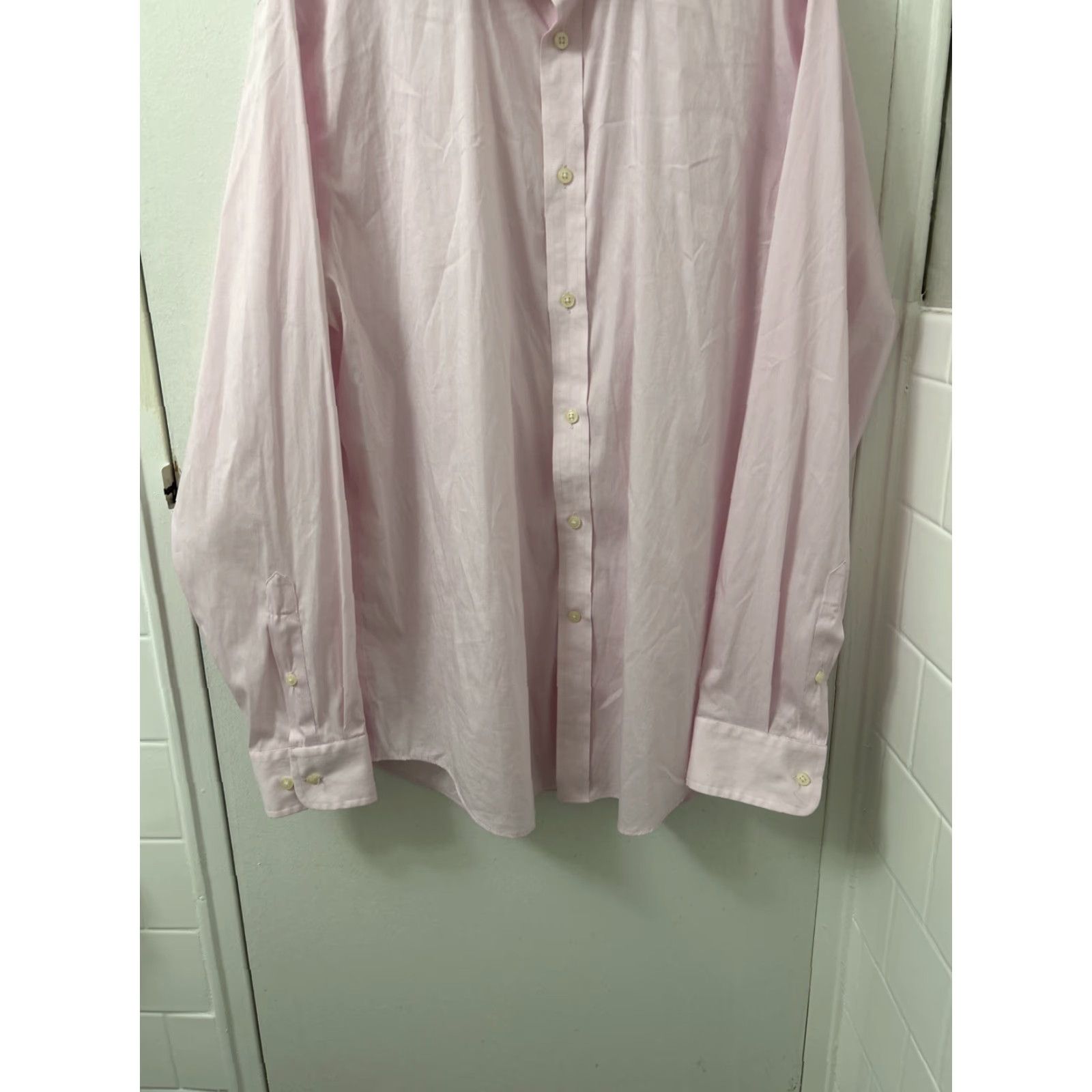 Ralph Lauren Lauren Ralph Lauren Shirt Men XL Pink Slim Fit Performance Stretch Button Up L/S Size US XL / EU 56 / 4 - 3 Thumbnail