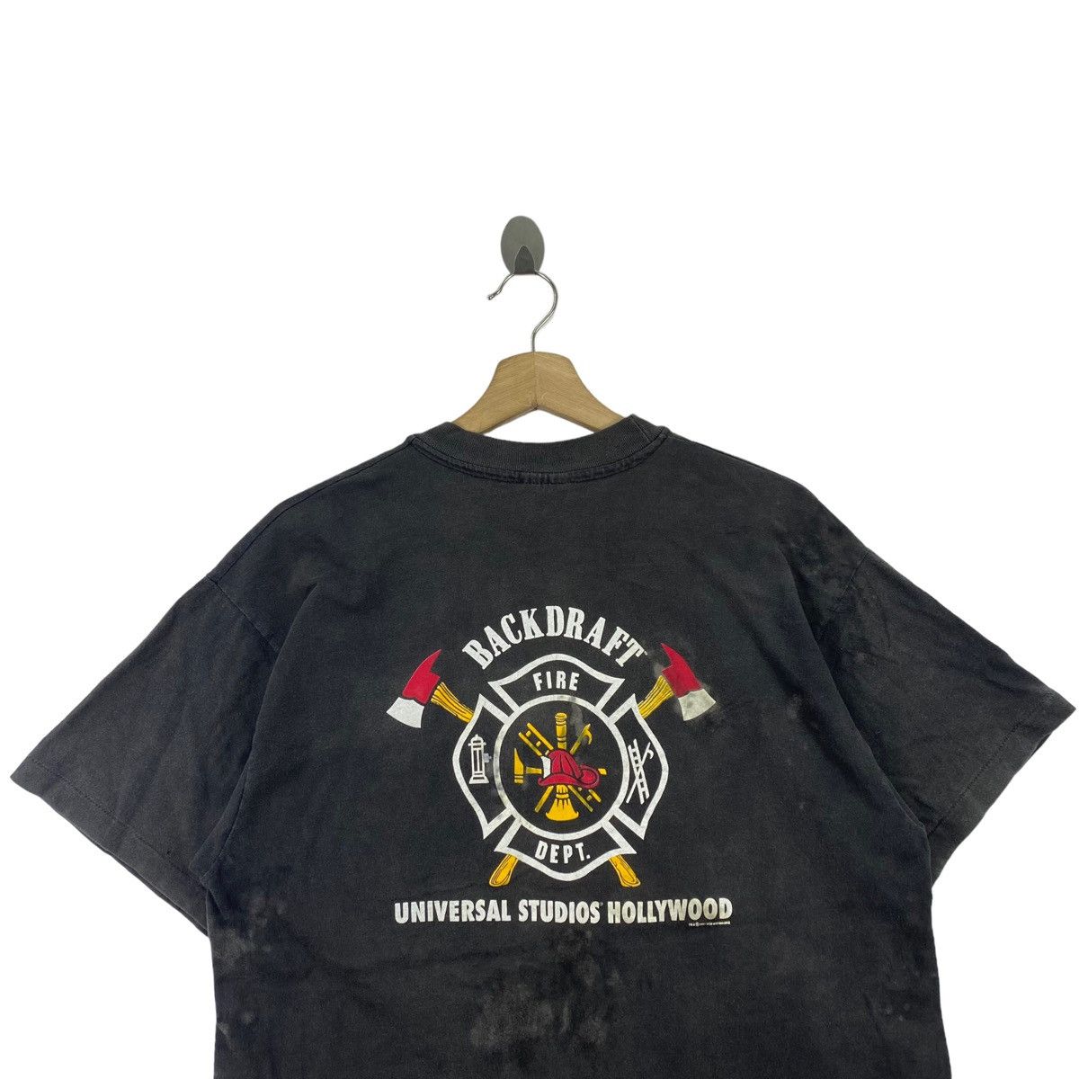 Vintage Vintage 90s BACKDRAFT Fire Dept. Movie Universal Studios Size US L / EU 52-54 / 3 - 2 Thumbnail