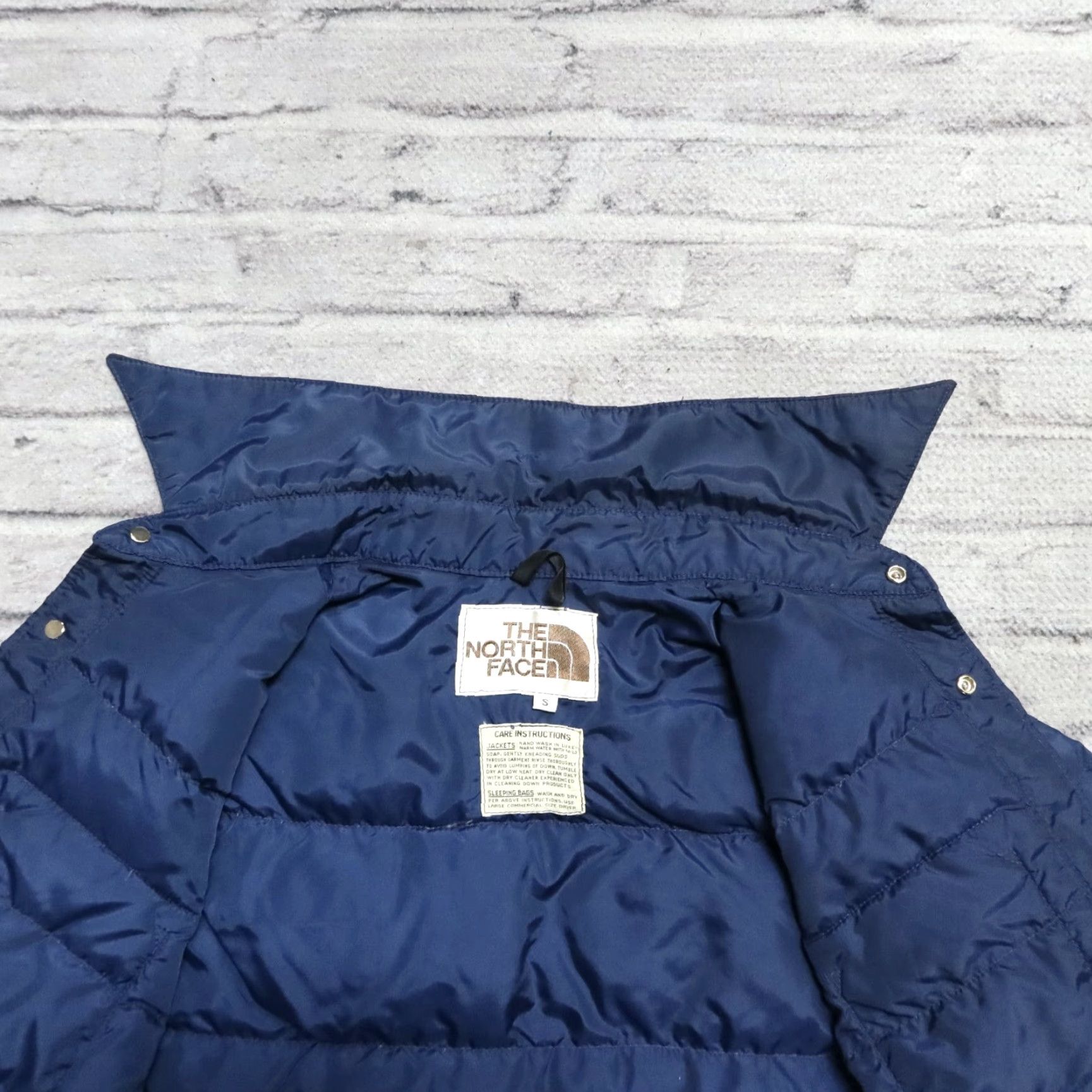 The North Face VINTAGE The North Face Jacket Shirt Quilted Puffer Western Navy S Mens Brown Label Rare Vintage North Face Quilted Puffer Western Jacket Shirt Size US S / EU 44-46 / 1 - 6 Thumbnail