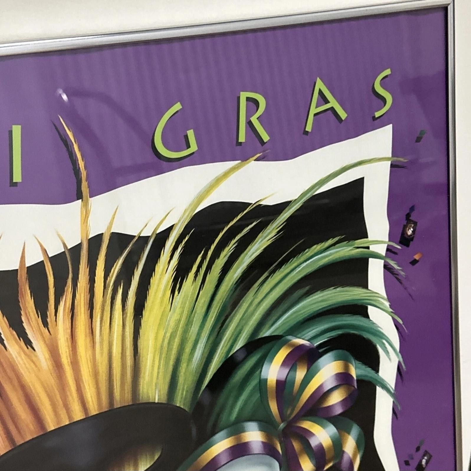 Designer Mardi Gras New Orleans Menagerie 1994 Poster VTG Original Size ONE SIZE - 3 Thumbnail