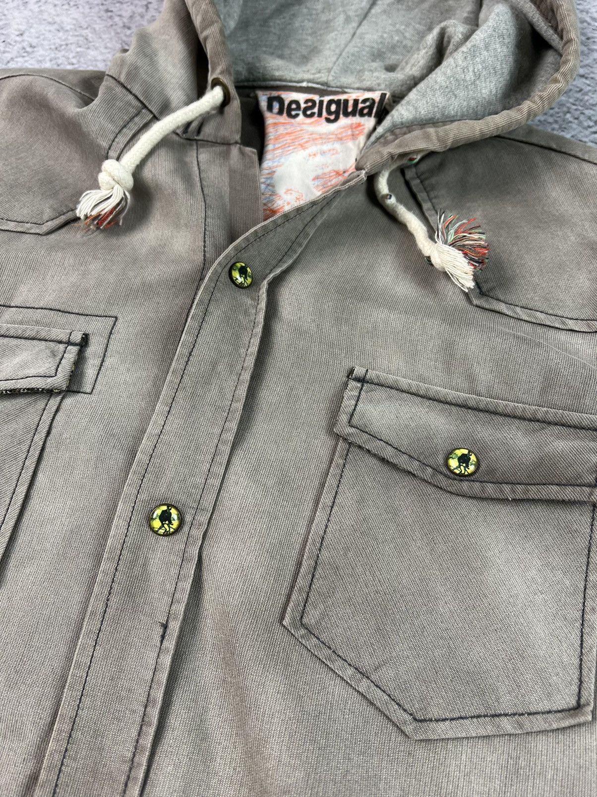 Desigual Desigual hooded overshirt Size US M / EU 48-50 / 2 - 6 Thumbnail