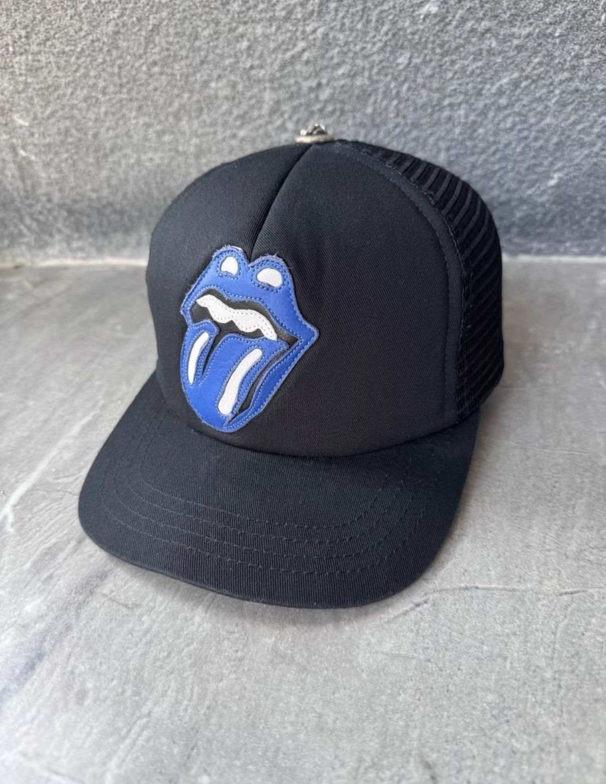 Chrome Hearts Chrome Hearts Big Tongue Leather Patch Baseball Cap Size ONE SIZE - 1 Thumbnail