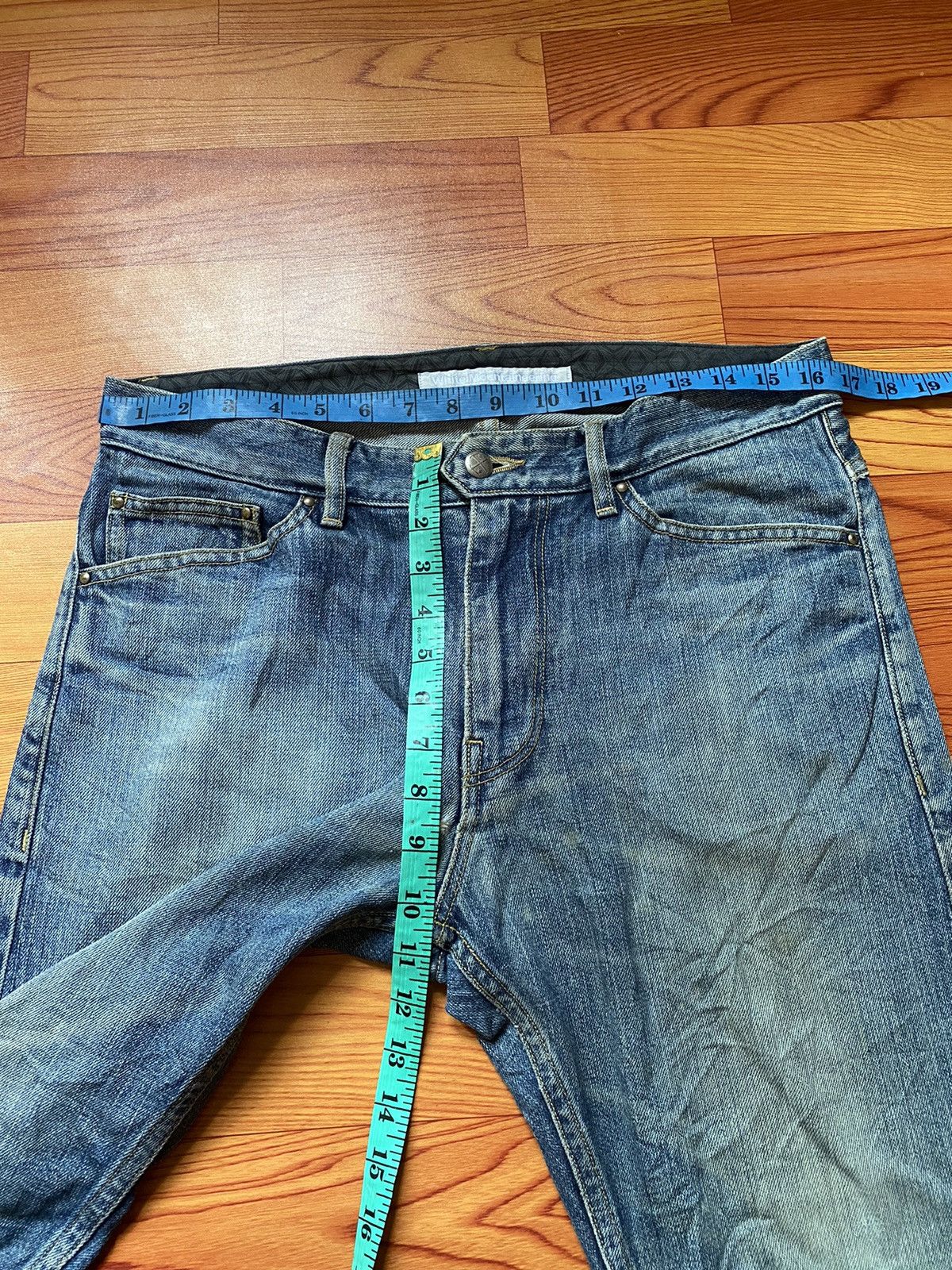 Japanese Brand × White Mountaineering Vintage White Mountaineering Selvedge Denim Size US 33 - 15 Thumbnail