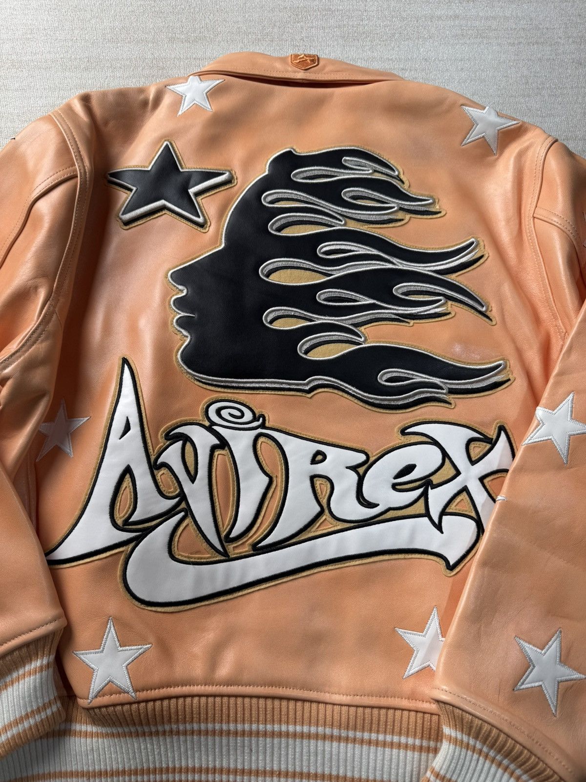 Avirex × HELLSTAR 50 years anniversary leather jacket Size US L / EU 52-54 / 3 - 8 Thumbnail