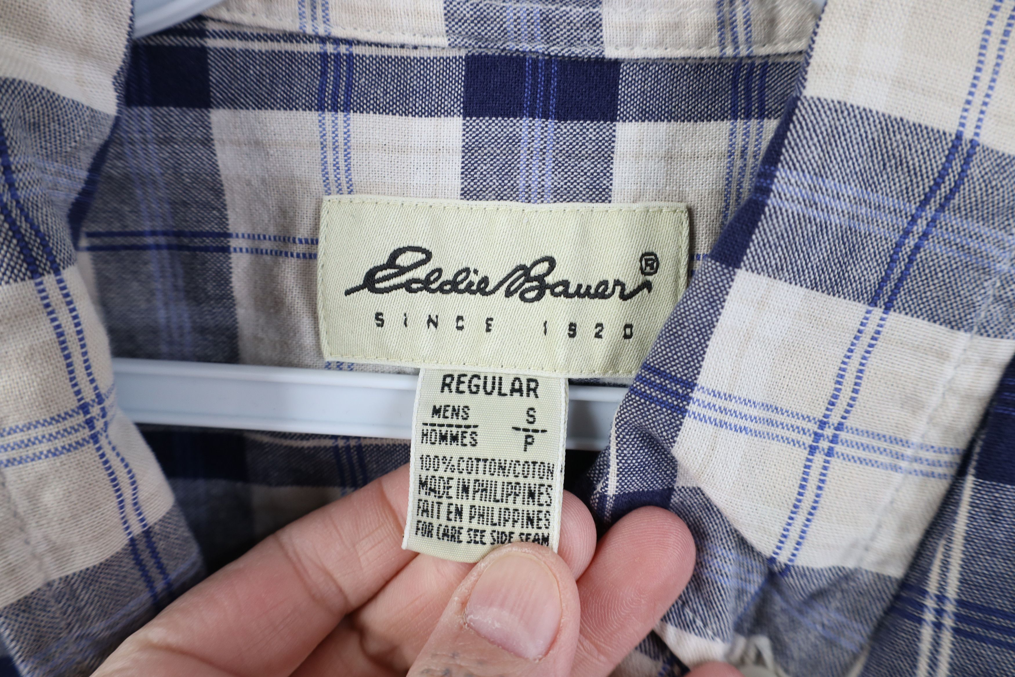 Eddie Bauer Vintage 90s Eddie Bauer Short Sleeve Collared Button Shirt Size US S / EU 44-46 / 1 - 8 Thumbnail