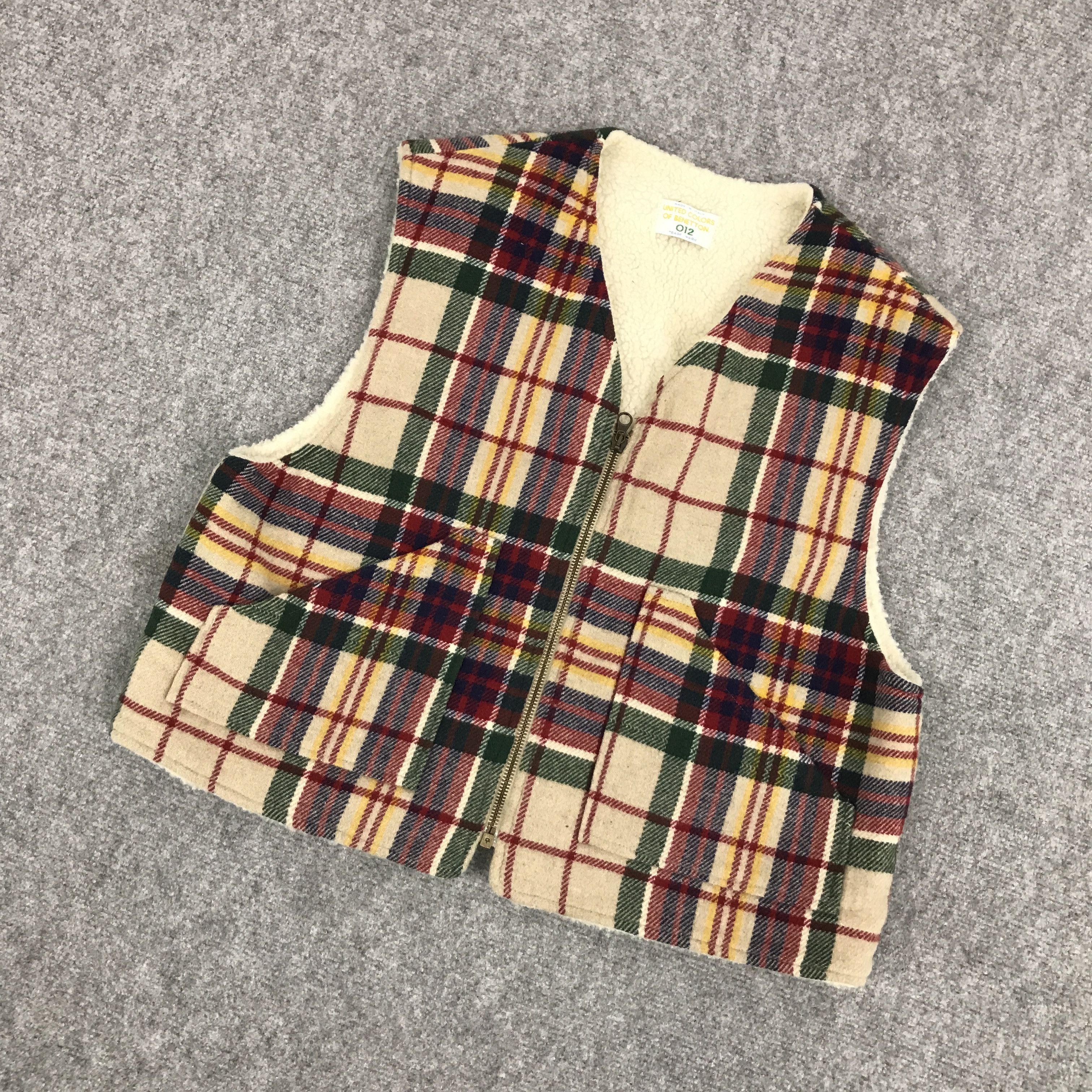 United Colors Of Benetton UNITED COLORS OF BENETTION FLANNEL DESIGN VETS Size US L / EU 52-54 / 3 - 2 Thumbnail