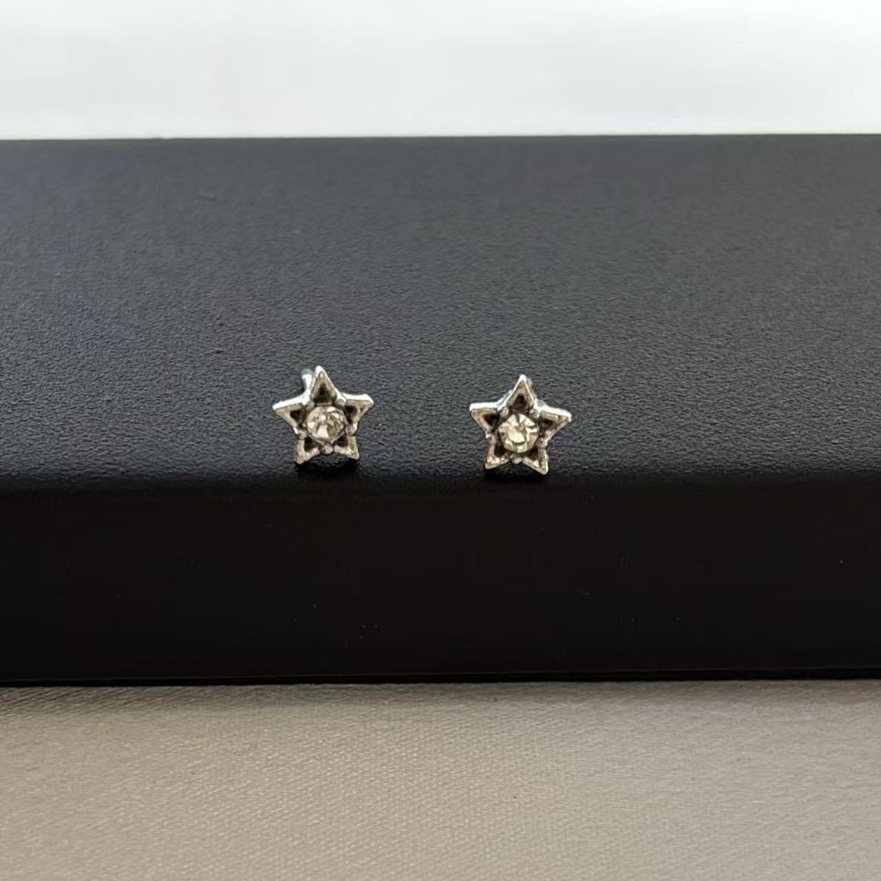 Other 6mm Small Mini CZ Star Stud Earrings for Men Women Size ONE SIZE - 1 Thumbnail
