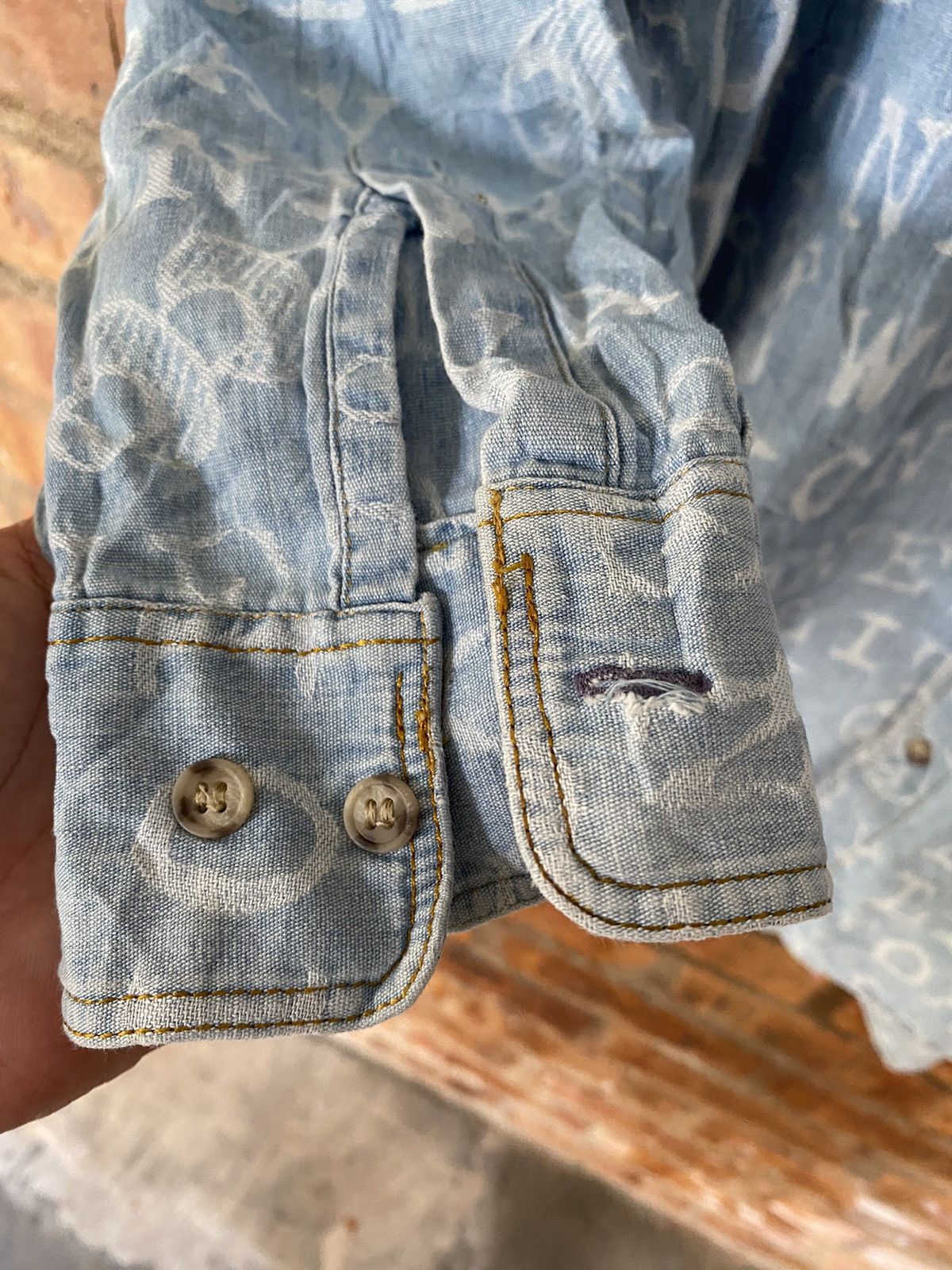 Jean Charles De Castelbajac Vtg poem and Anarchy button up Size US L / EU 52-54 / 3 - 10 Thumbnail