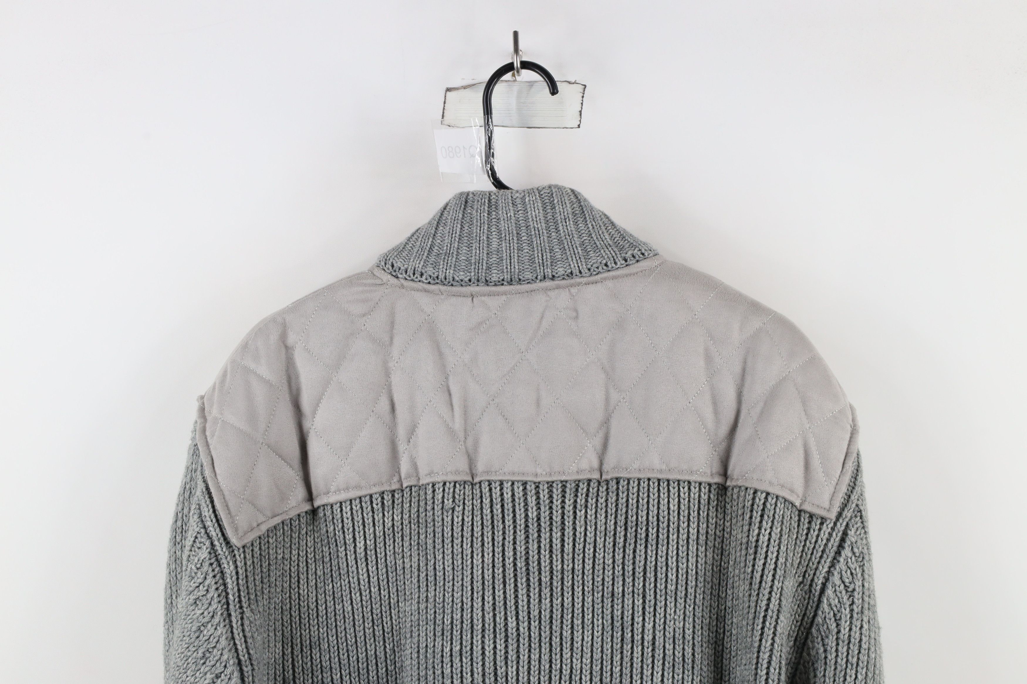 Vintage Vintage 90s Streetwear Toggle Button Knit Full Zip Sweater Size US XXL / EU 58 / 5 - 10 Thumbnail