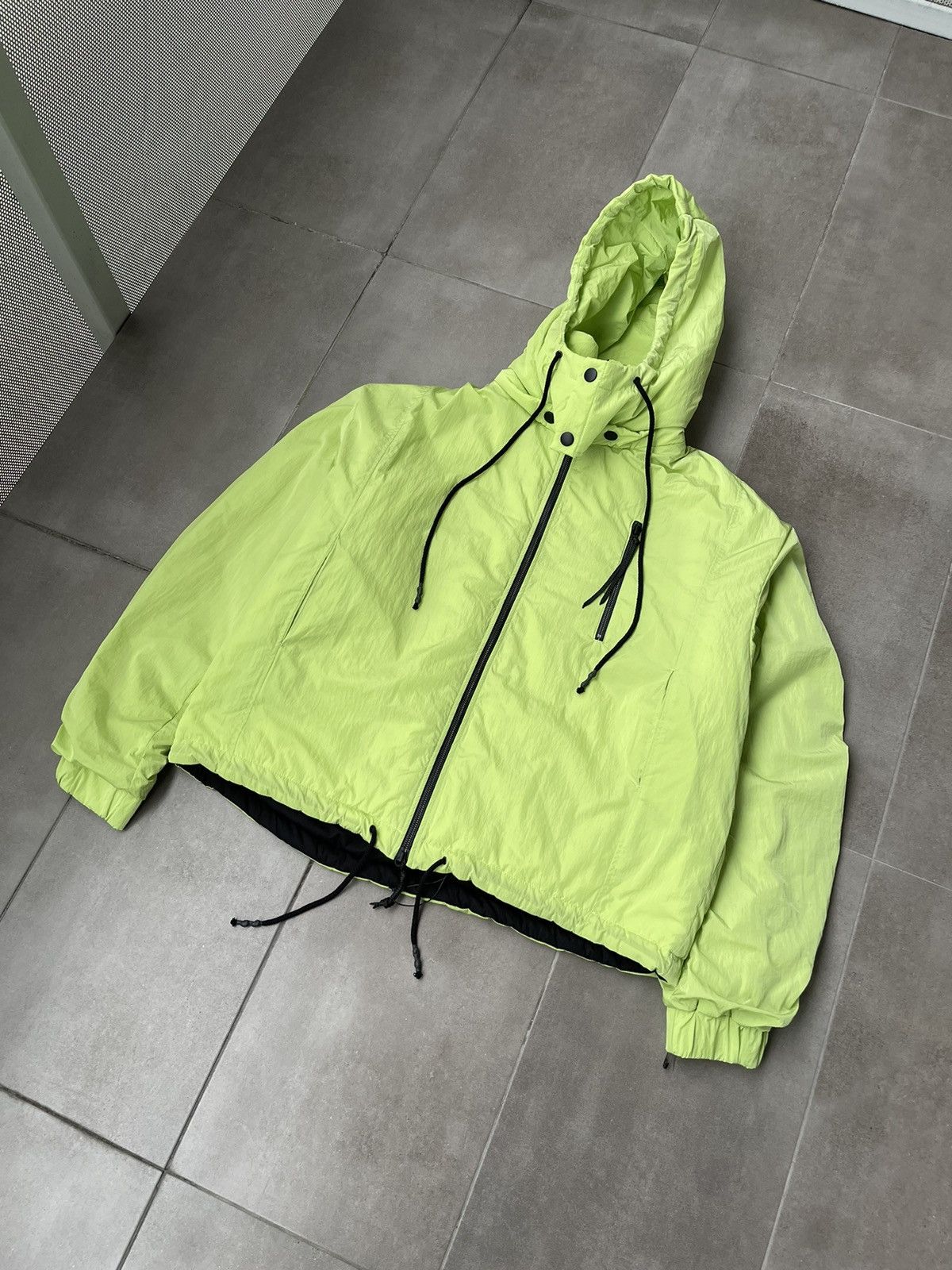 Japanese Brand !DS! AW22 Zsigmond Zeliz Acid Green Track Jacket Coat Size US L / EU 52-54 / 3 - 8 Thumbnail