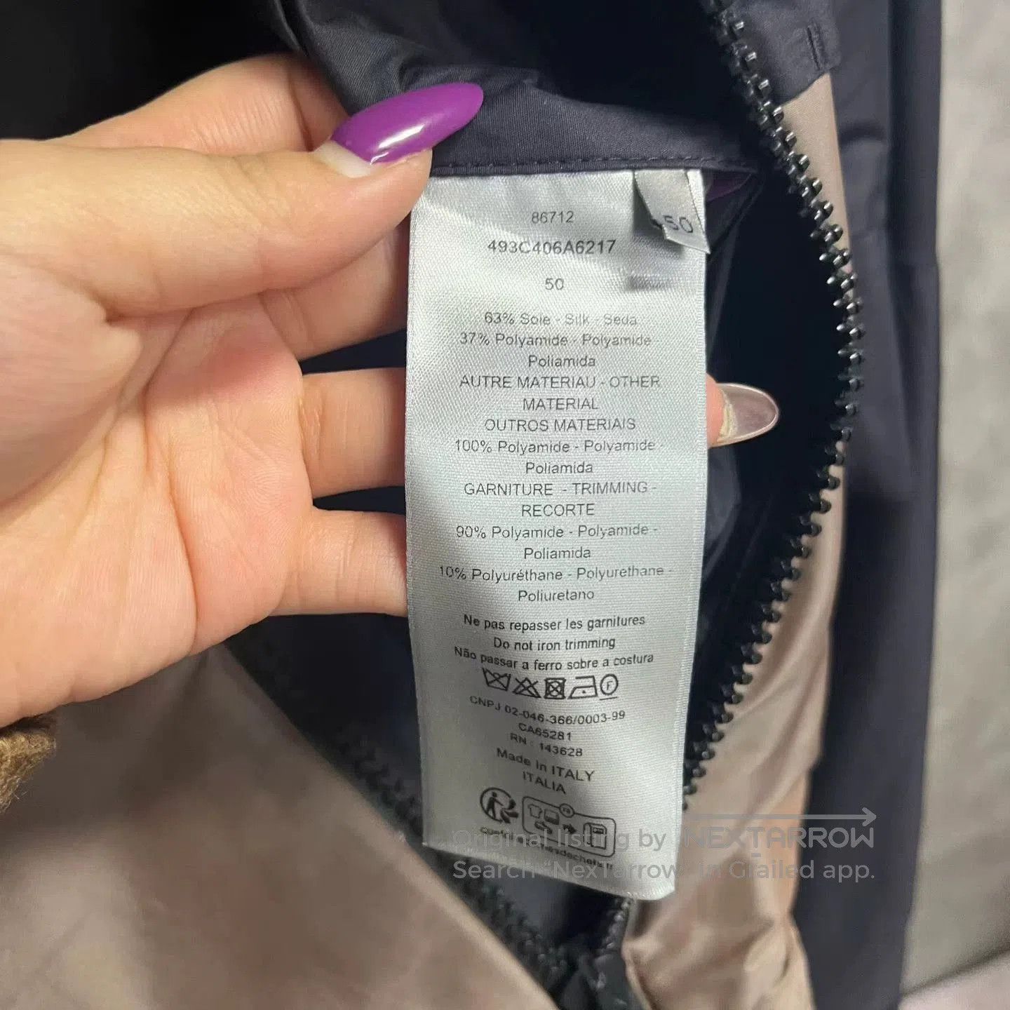 Dior dior zip-up long-sleeve jacket coat. Size US L / EU 52-54 / 3 - 3 Thumbnail