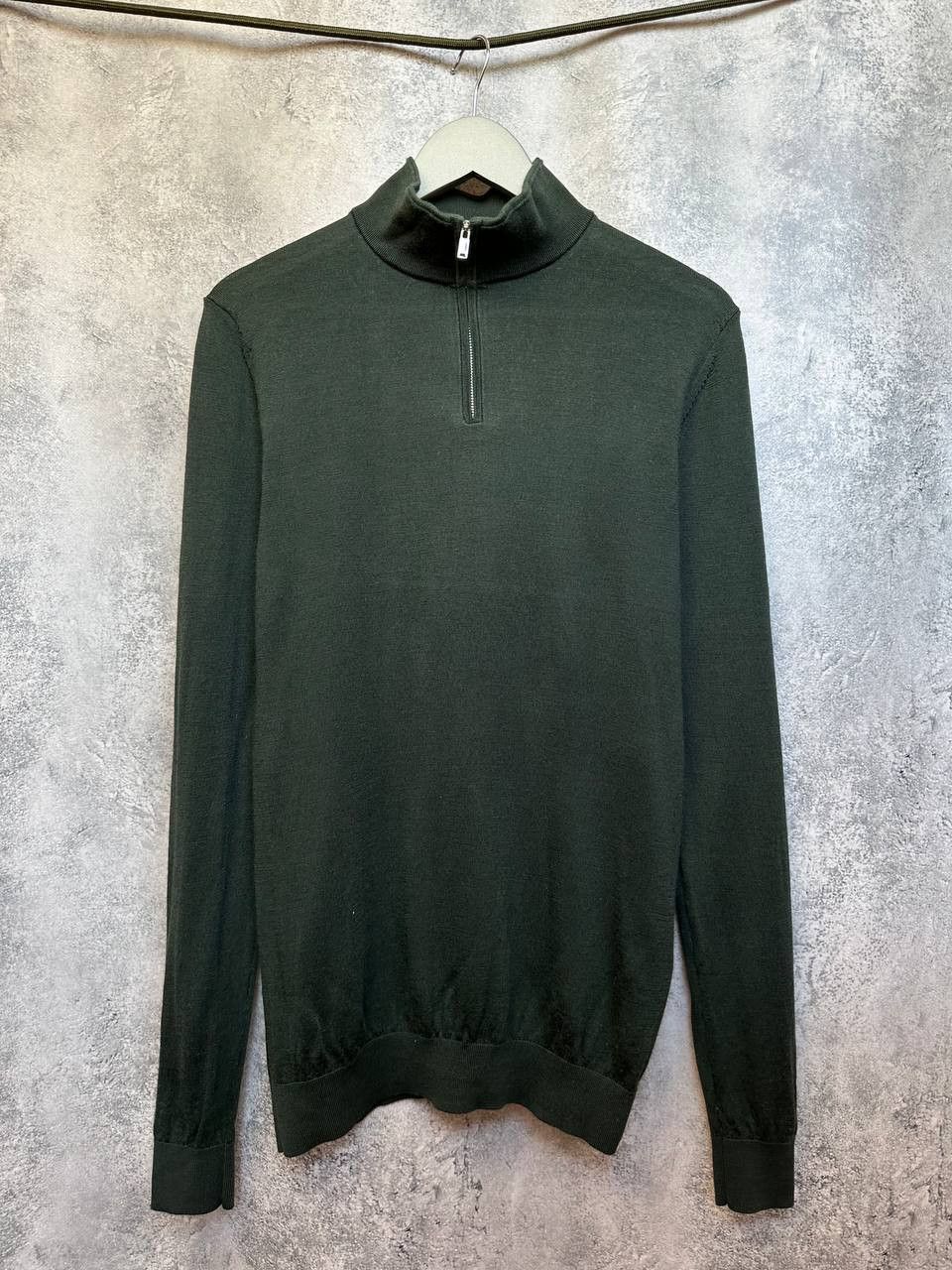 Reiss REISS Blackhall Merino Wool 1/4 Zip Neck Jumper Sweater Size US M / EU 48-50 / 2 - 1 Thumbnail