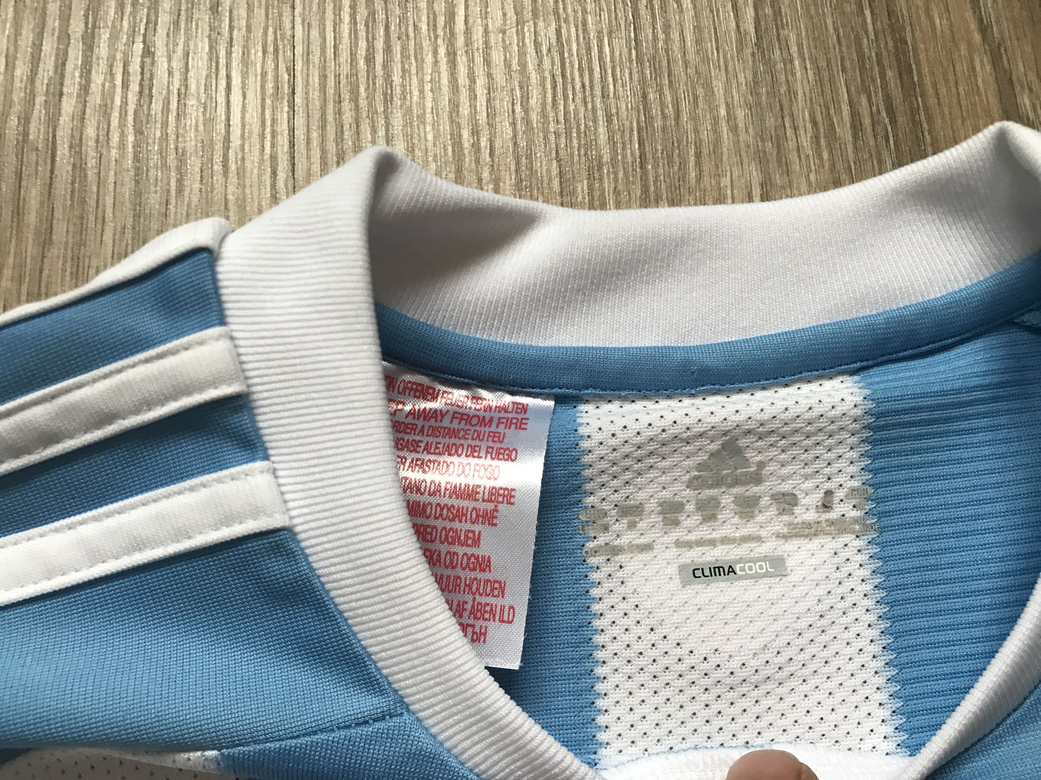 Adidas × Vintage Kids Vintage Adidas Argentina Football Shirt Size US XXS / EU 40 - 7 Thumbnail