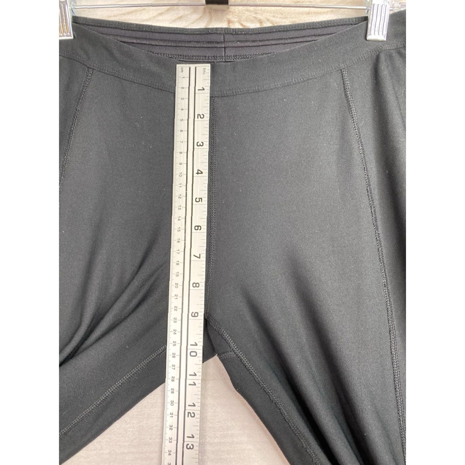 Nike Nike Dri-FIT Leggings Womens M Black Reflective Running Yoga Gym Pants Size 32" / US 10 / IT 46 - 5 Thumbnail