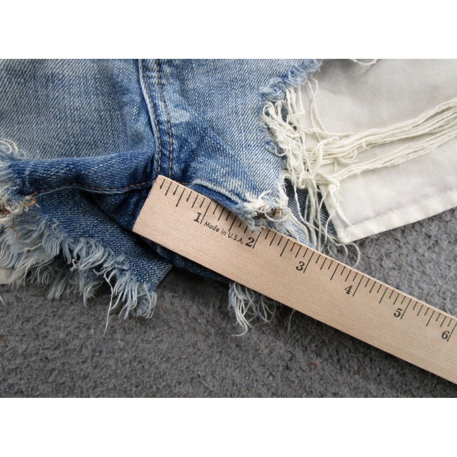 American Eagle Outfitters VTG Y2K American Eagle Hi Rise Festival Denim Shorts Womens 6 Blue 5-Pocket Design Casual Festival Style Shorts Mens? Womens Size 28" / US 6 / IT 42 - 7 Thumbnail