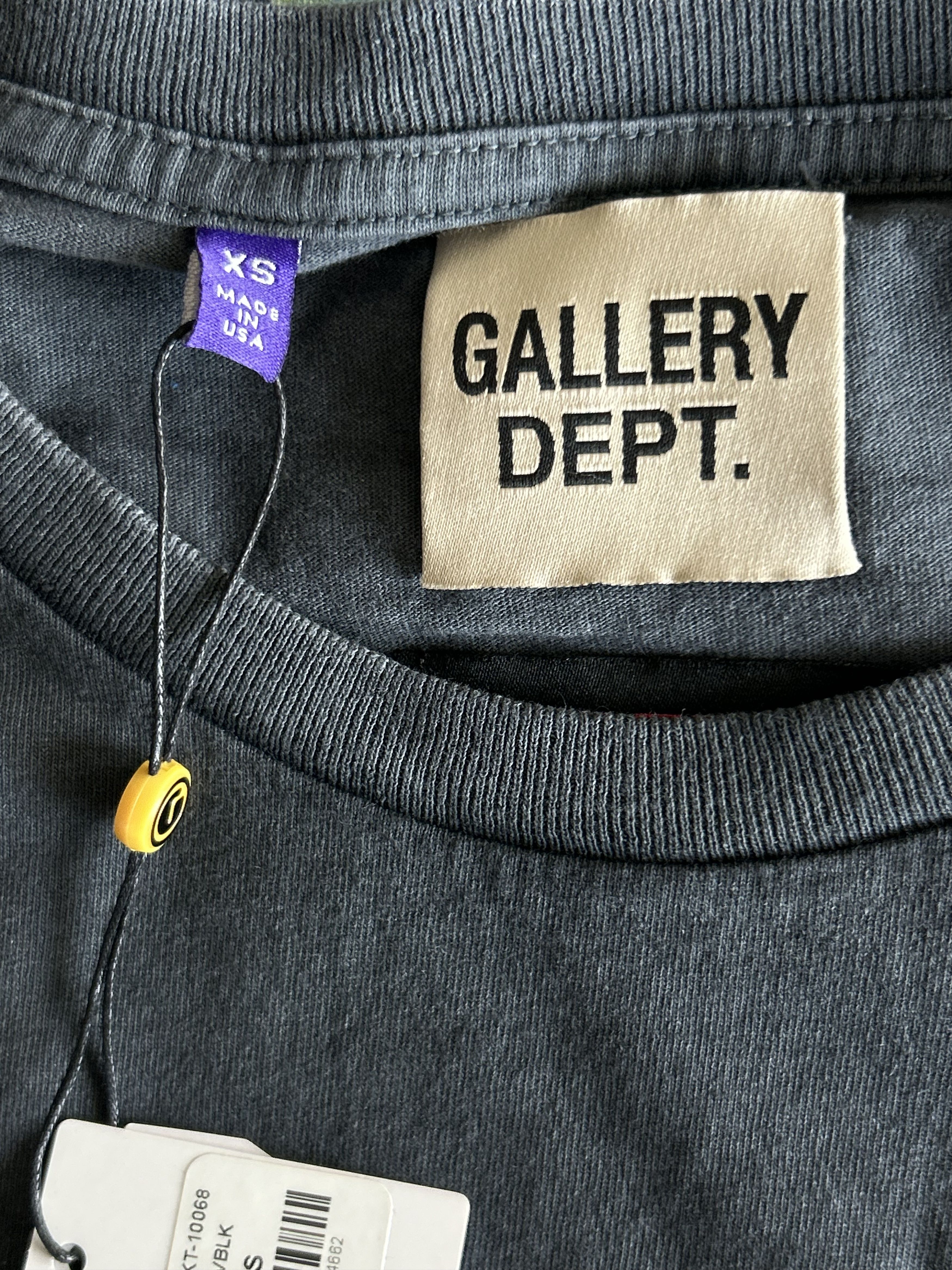 Gallery Dept. Vintage Black Broken Art That Kills Glitter Logo T-Shirt Size US XS / EU 42 / 0 - 3 Thumbnail