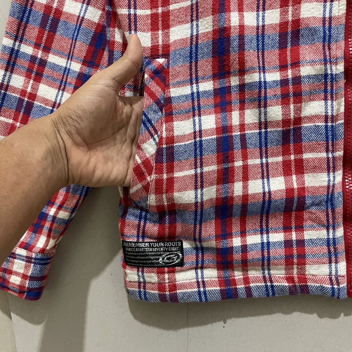 Gotcha × Vintage Vintage GOTCHA Surf Checked Hoodie Jacket Size US M / EU 48-50 / 2 - 16 Thumbnail