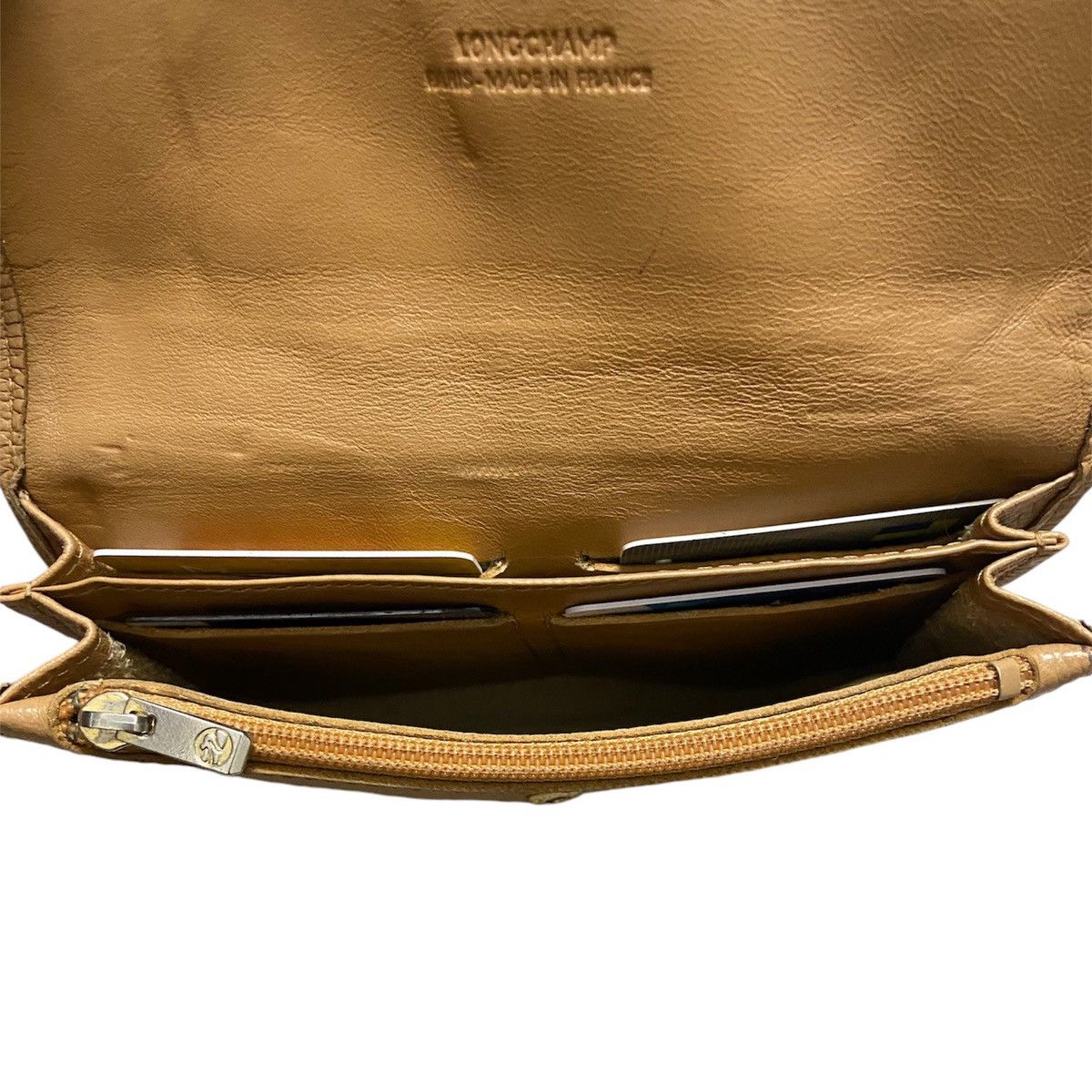 Longchamp × Vintage Vintage Longchamp Paris Leather Wallet Size ONE SIZE - 4 Thumbnail
