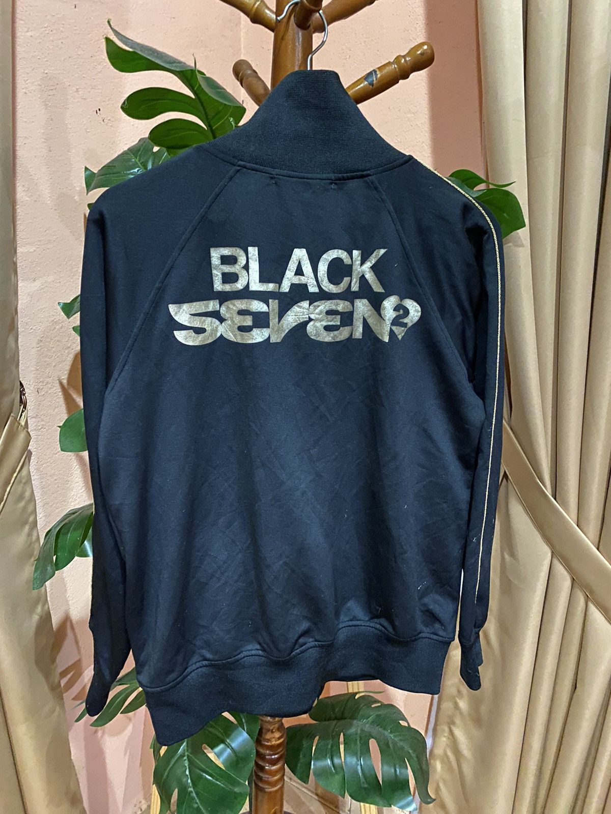 Other Black Seven Track Jacket –Retro-Inspired Full-Zip Sportswear Size US S / EU 44-46 / 1 - 8 Thumbnail