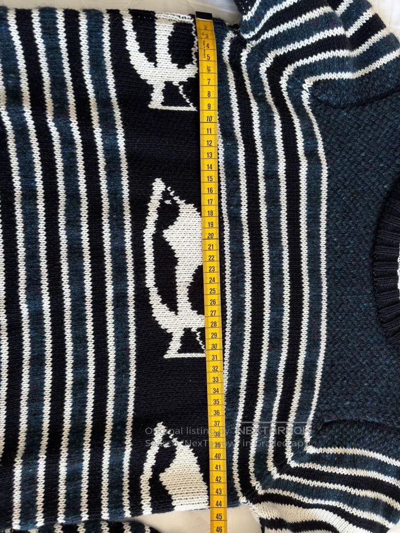 Thom Browne Thom Browne Blue ocean striped sweater Size US S / EU 44-46 / 1 - 7 Thumbnail