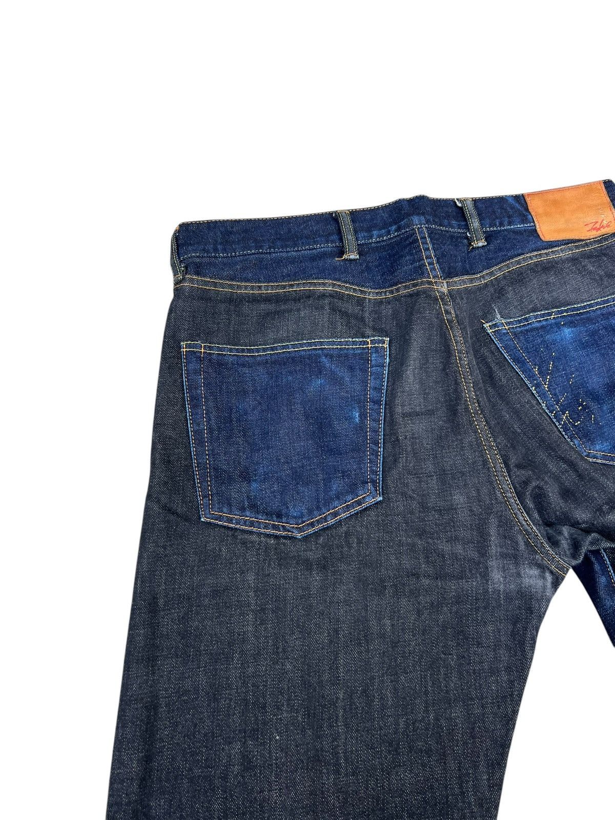 Futura Vintage FUTURA Japan 2 Tones Denim Distressed Jeans Size US 34 / EU 50 - 14 Thumbnail