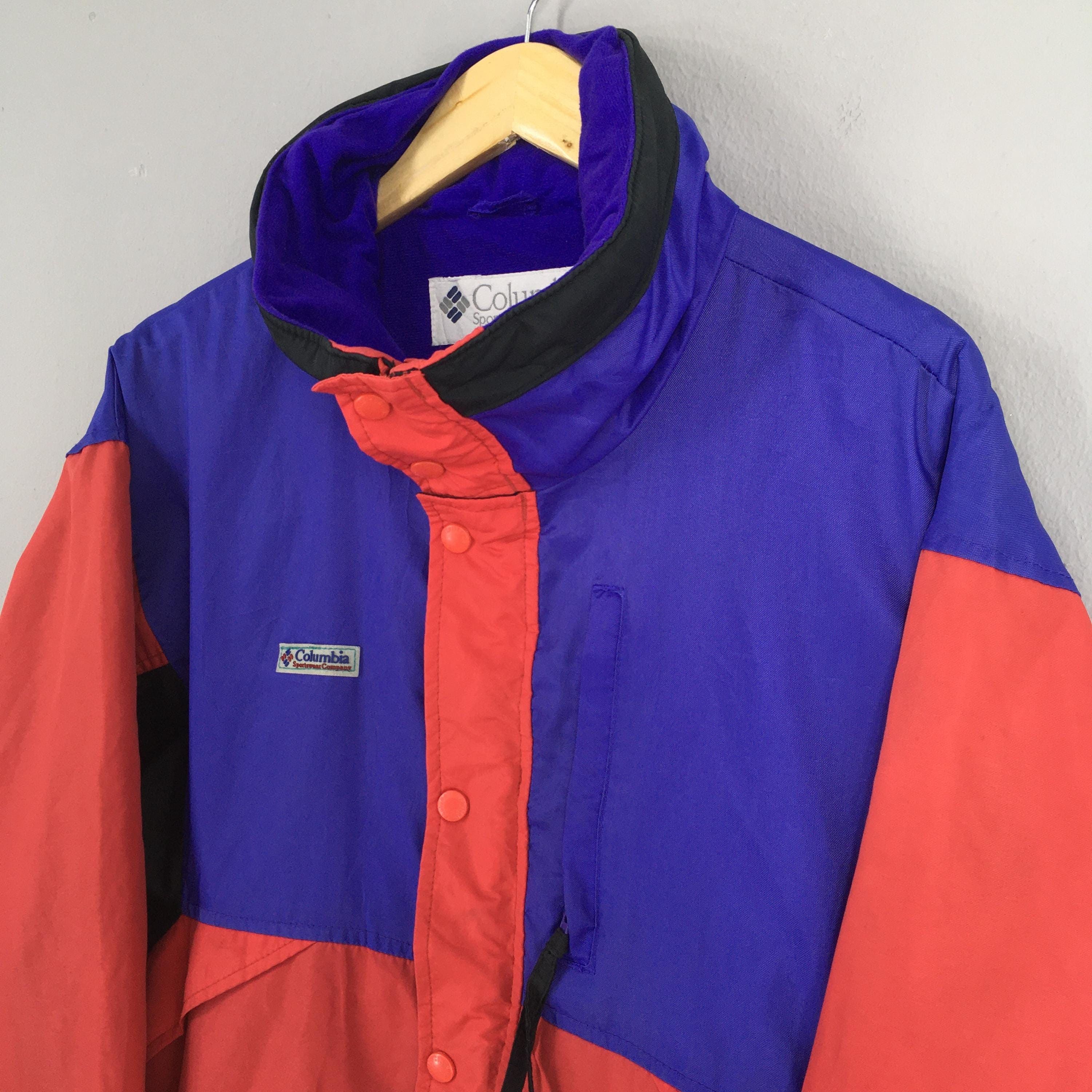 Columbia VTG Columbia Sportswear Multicolor Radial Sleeve Jacket L Size US L / EU 52-54 / 3 - 3 Thumbnail
