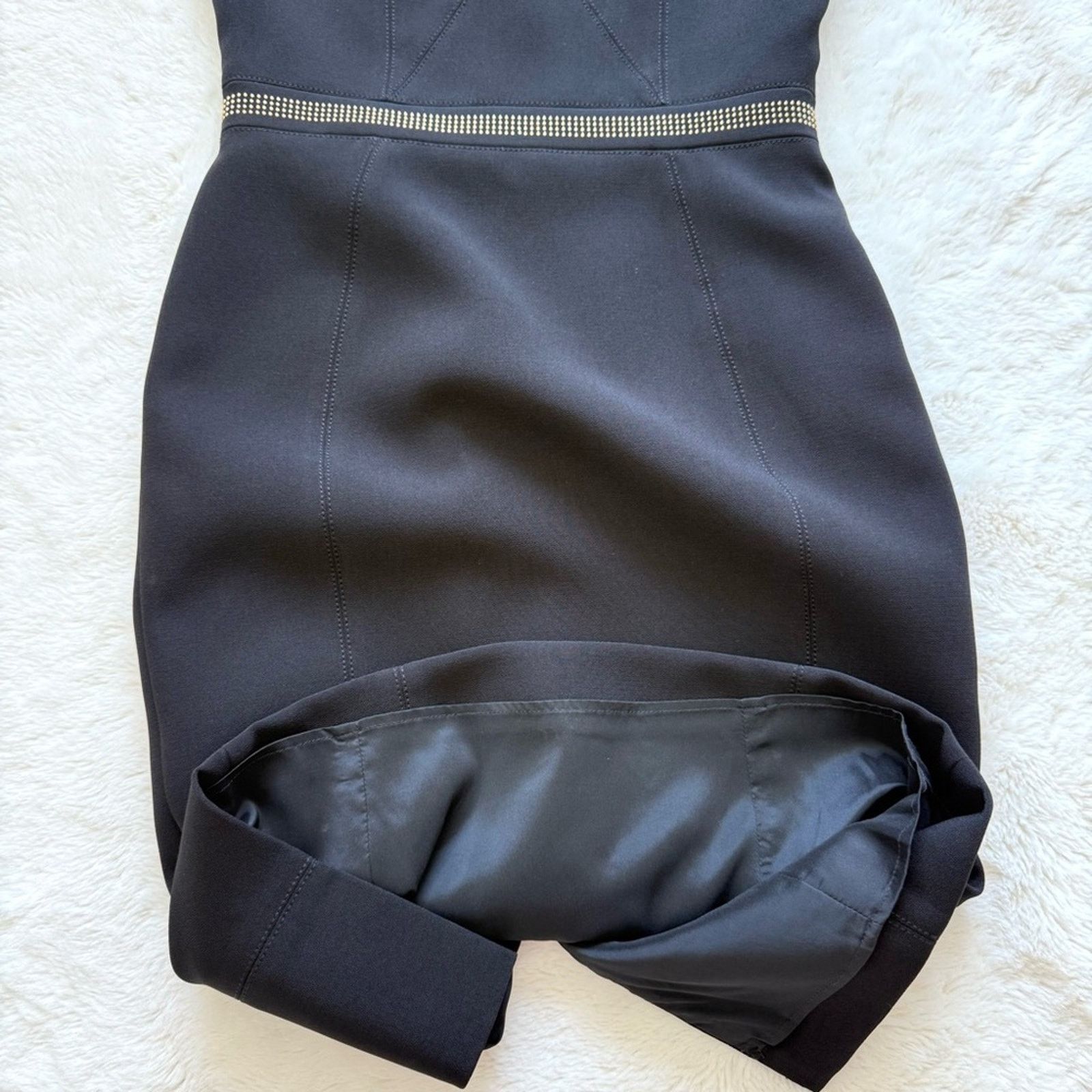 Versace New Versace Collection Black Studded Dress IT 42 US 6 1195$ Size M / US 6-8 / IT 42-44 - 14 Thumbnail