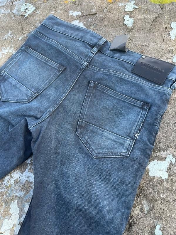 Scotch & Soda Scotch&Soda Dark Blue Washed Style Jeans 30 Size US 30 / EU 46 - 2 Thumbnail