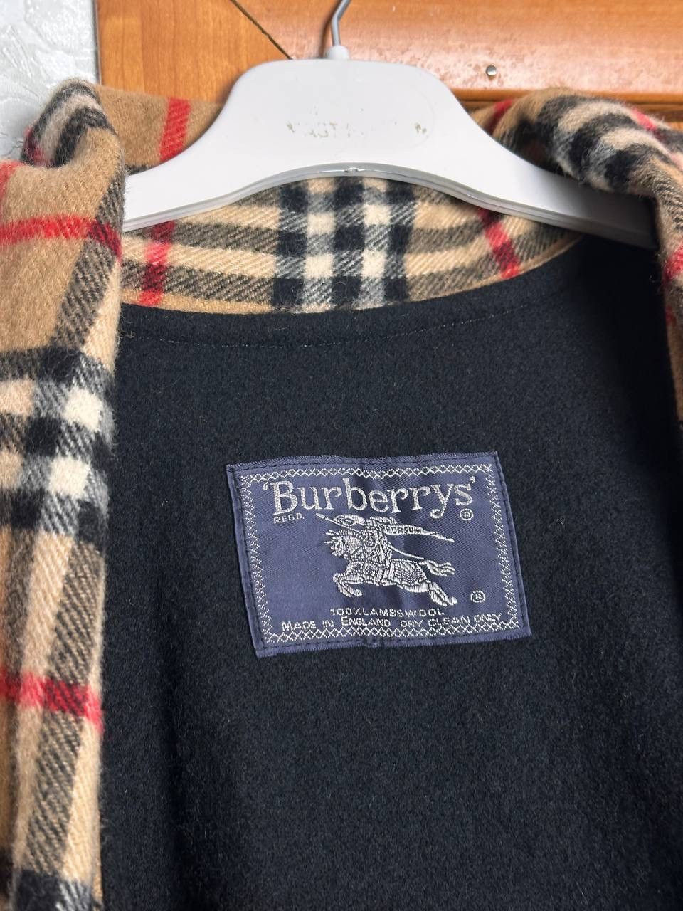 Burberry Burberrys Vintage Nova Check Lambswool Cape Poncho Rare Size ONE SIZE - 8 Thumbnail