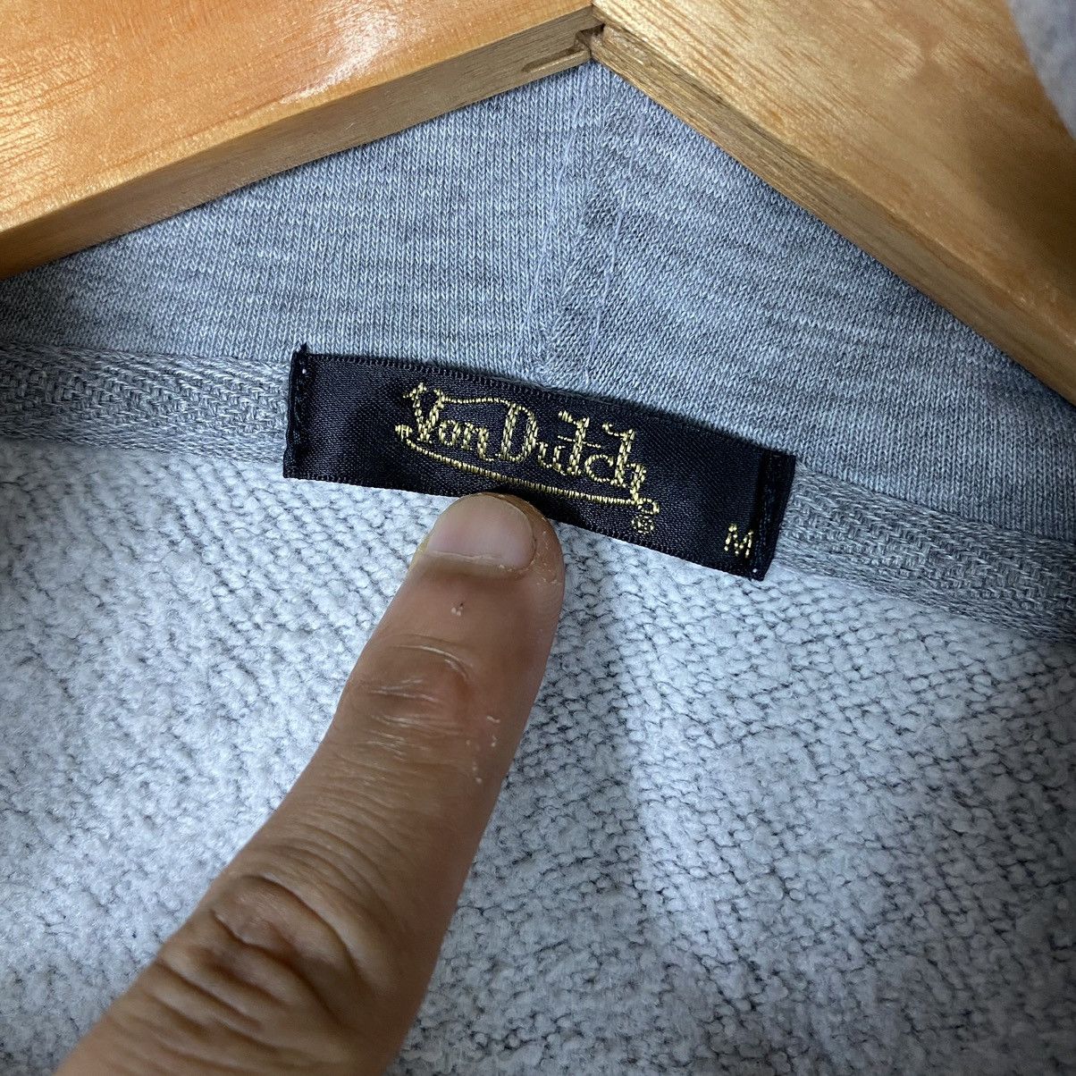 Vintage × Von Dutch VINTAGE VON DUTCH SMALL LOGO FULLZIPPER HOODED Size US M / EU 48-50 / 2 - 9 Thumbnail