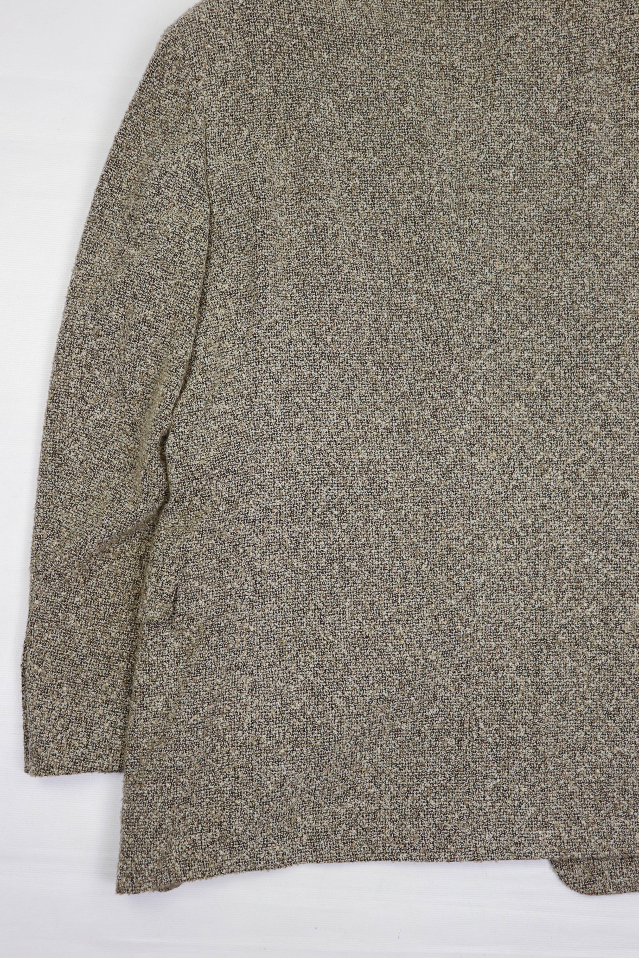 Canali Canali Proposta Cream Beige Terry Fabric Sport Coat Blazer Size 50R - 10 Thumbnail