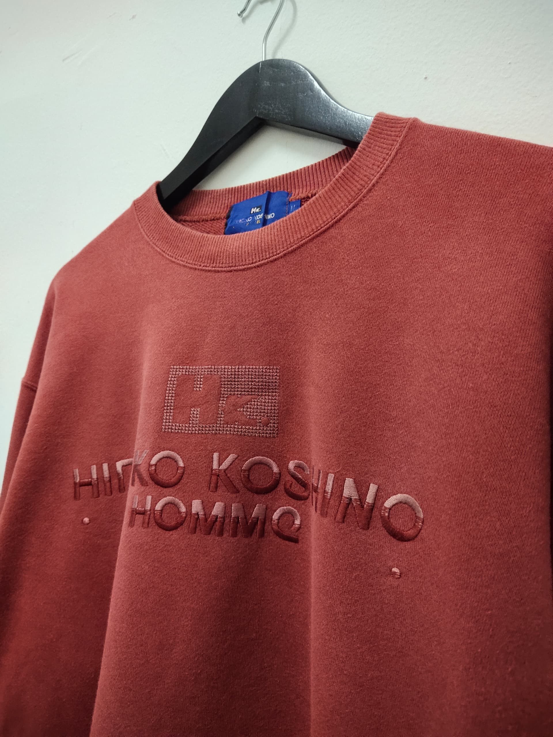Hiroko Koshino Homme Vintage Hiroko Koshino Homme Big logo sweatshirt Size US M / EU 48-50 / 2 - 6 Thumbnail
