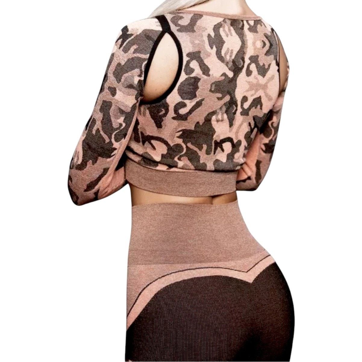 NBDN Nobrandedon Camouflage Workout Set | Size S Size 27" / US 4 / IT 40 - 8 Thumbnail
