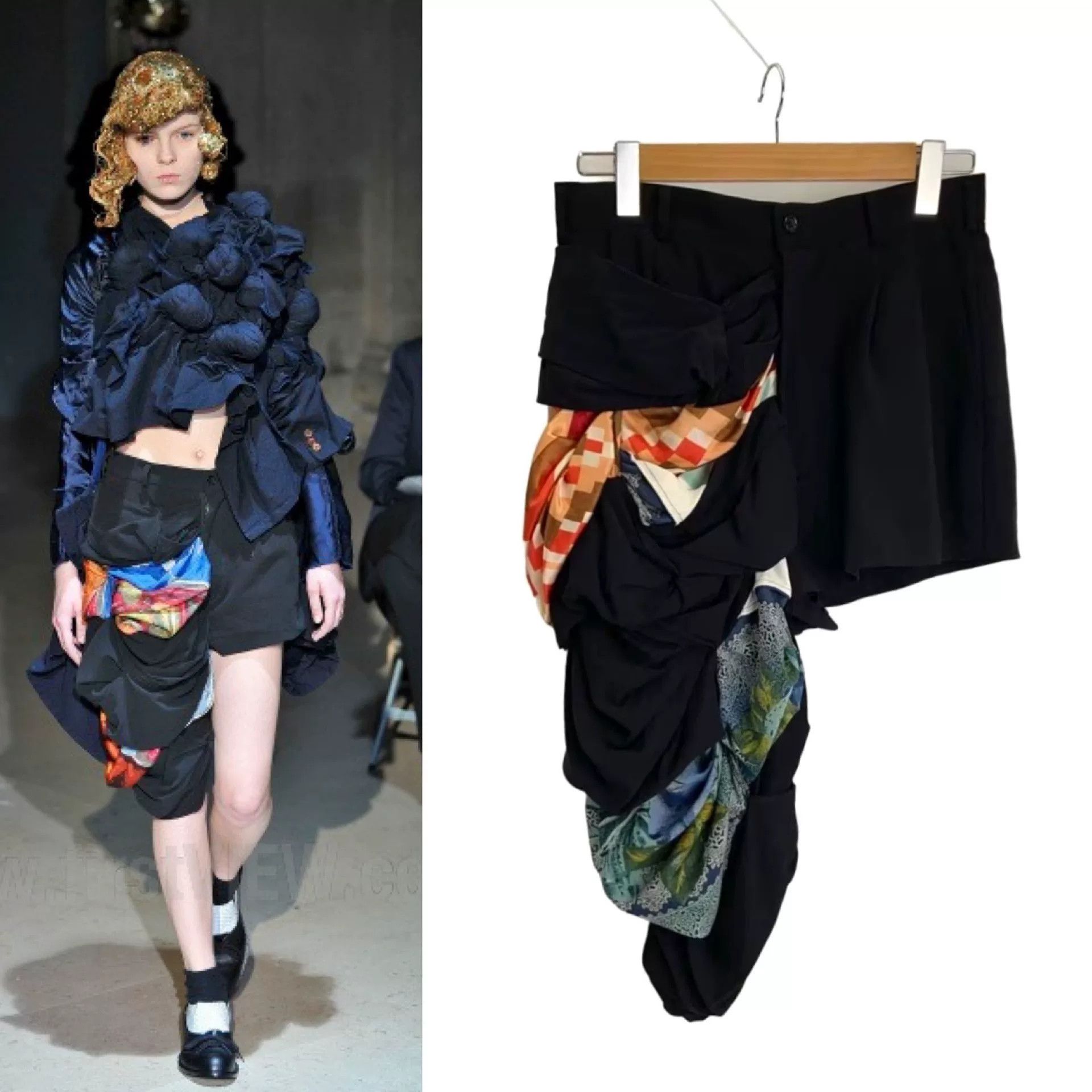 Comme des Garcons COMME des GARCONS 11aw Asymmetric Pants Size US 28 / EU 44 - 1 Thumbnail