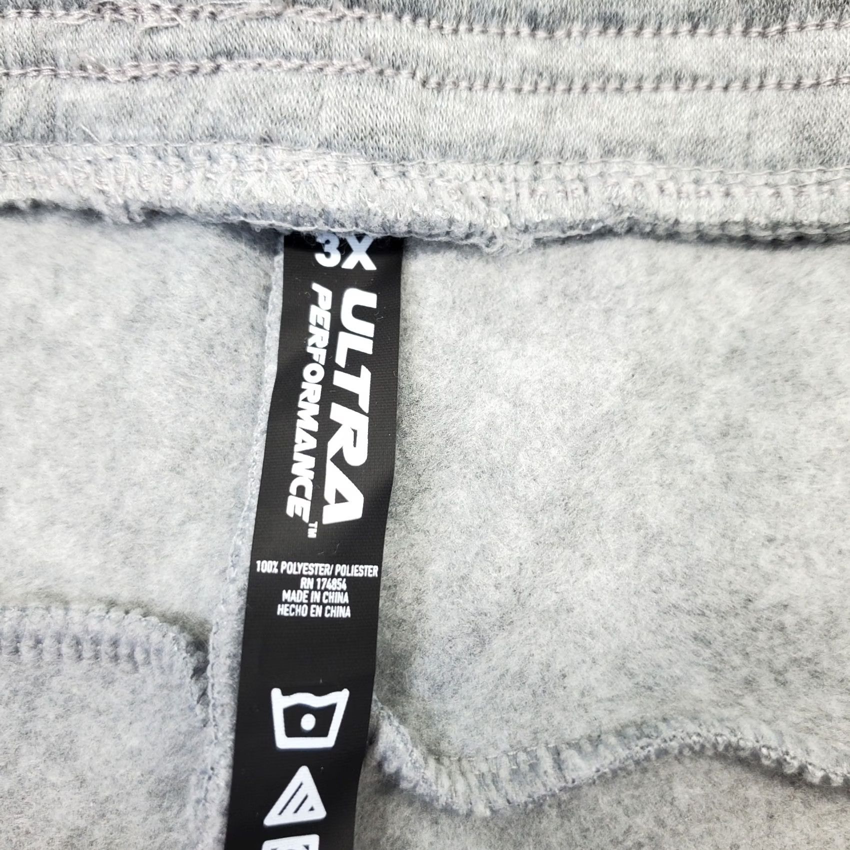 Vintage Ultra Performance Sweatpants Mens 3X Gray Tech Fleece Comfort Drawstring Pants Size US 39 - 6 Thumbnail