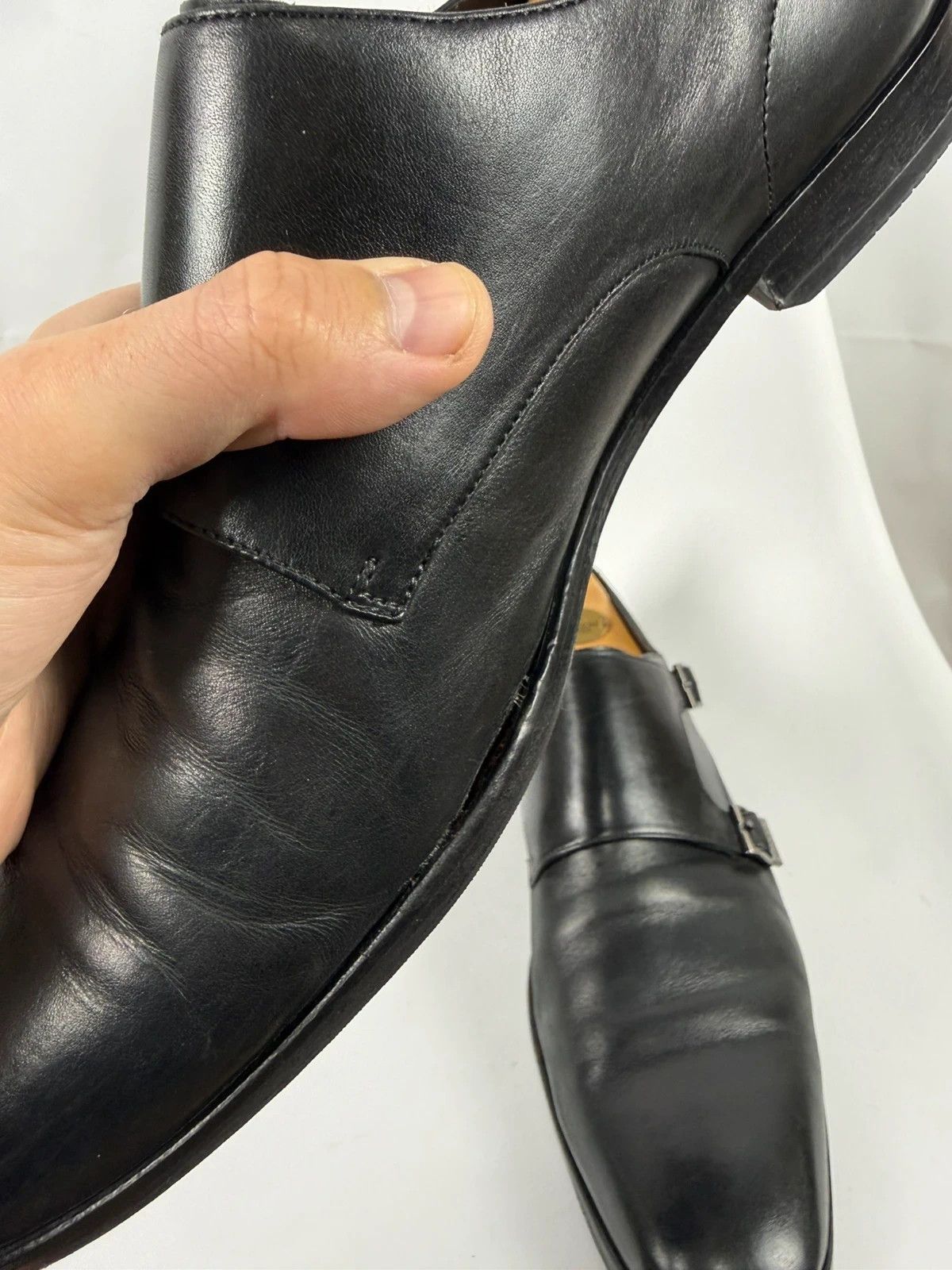 Hugo Boss Hugo Boss Genuine Leather Monks Shoes size US13 Size US 13 / EU 46 - 7 Thumbnail