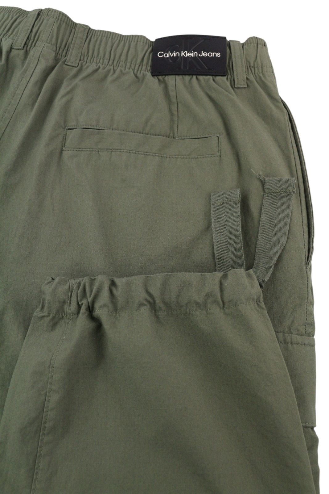 Calvin Klein ESSENTIAL REGULAR M Green Cargo Waist Logo Trousers 85164 Size US 34 / EU 50 - 5 Thumbnail