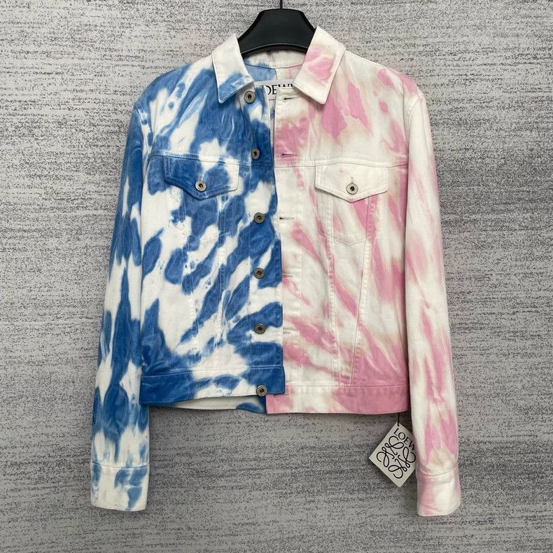 Loewe Loewe Tie-Dye Denim Jacket - dmc Size US S / EU 44-46 / 1 - 1 Thumbnail