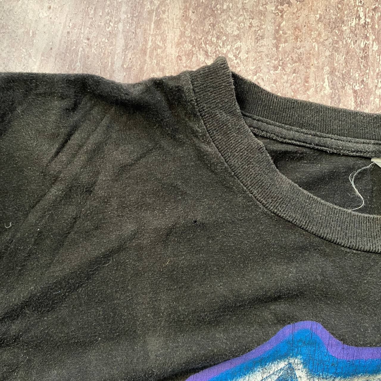 Band Tees VINTAGE 80S METALLICA RIDE THE LIGHTING THRASHED FADED TEE Size US M / EU 48-50 / 2 - 6 Thumbnail