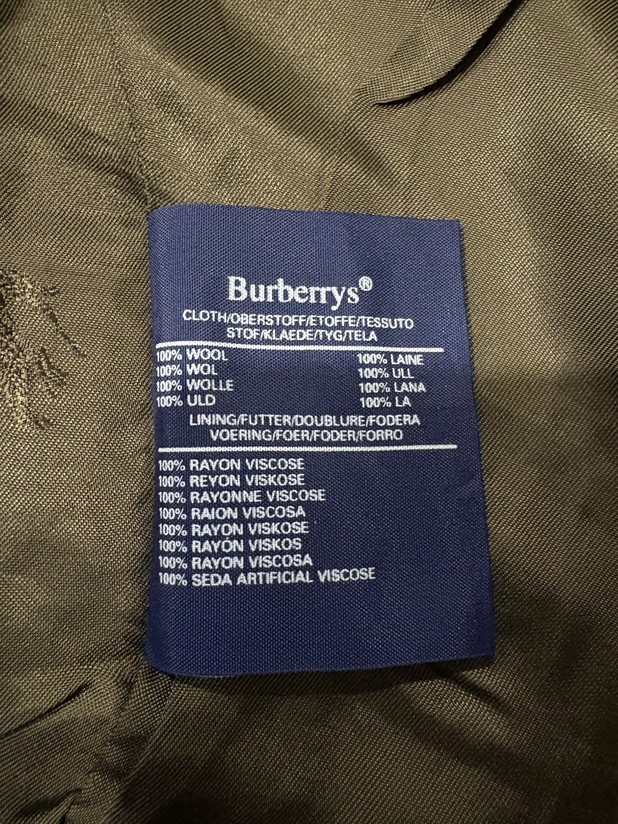 Burberry Vintage Burberrys Blazer Size 42L - 6 Thumbnail