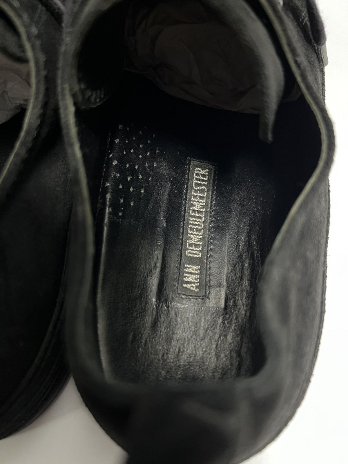 Ann Demeulemeester Ann Demeulemeester - Scamosciato Ingrassato Suede Sneakers Size US 6 / EU 39 - 13 Thumbnail
